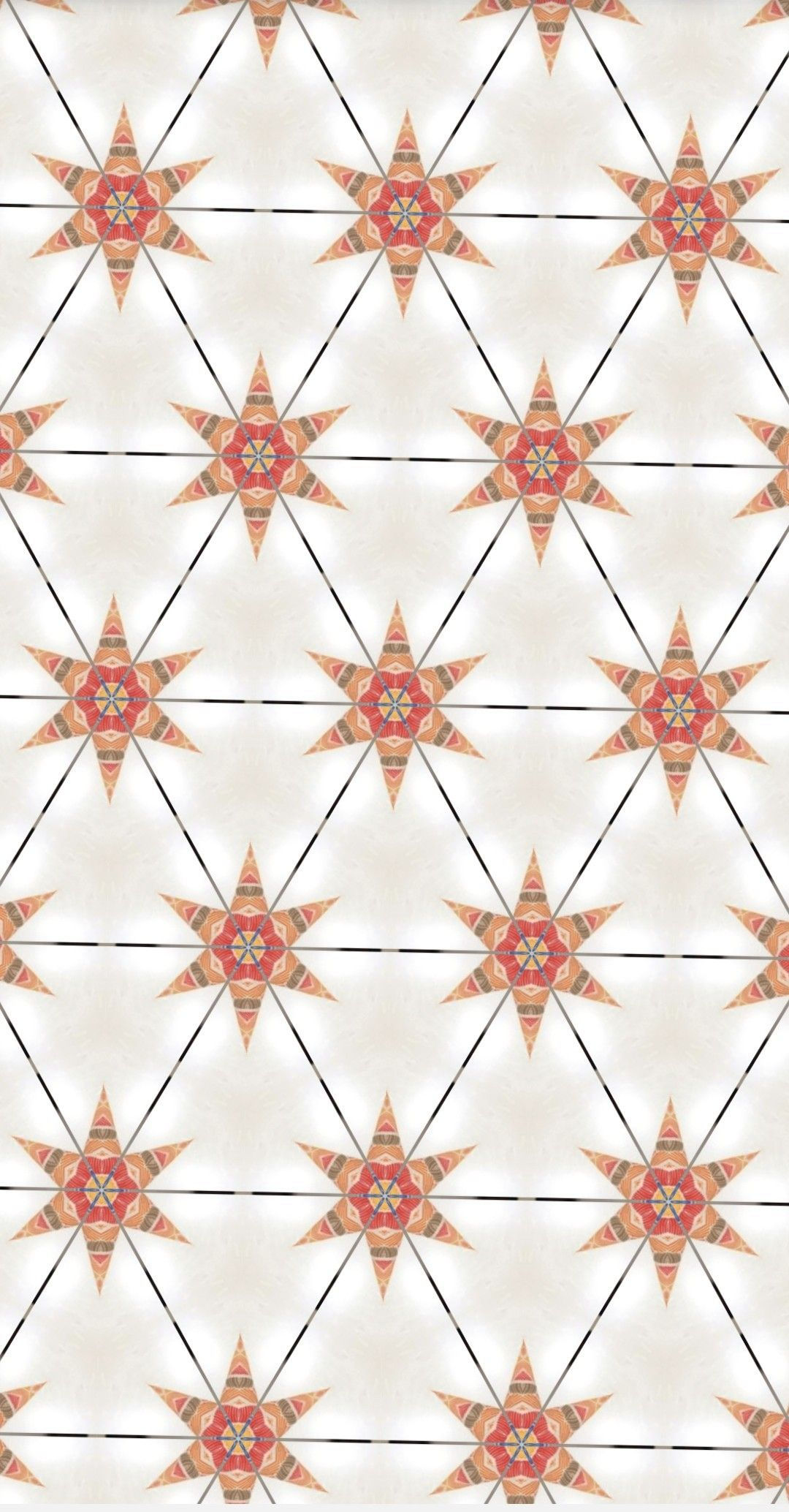 Wallpaper #BriB3JIBJvJKYCmEp_w_435 Red and Orange Stars Abstract Pattern