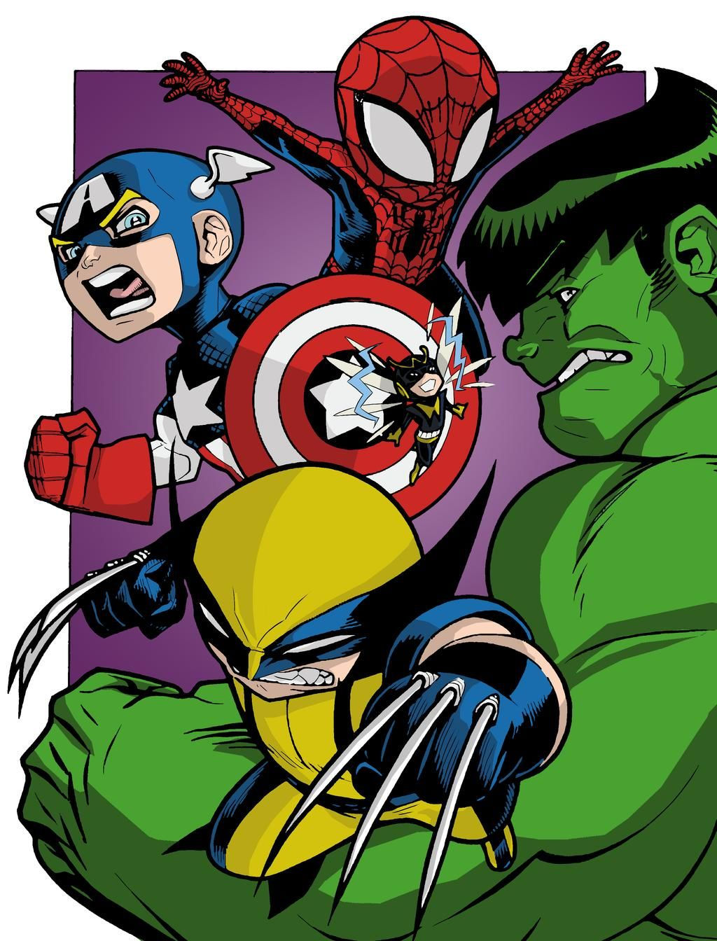 Wallpaper #91cb9 Chibi Avengers Svg Clipart Bundle Cut File for Cricut Instant Download