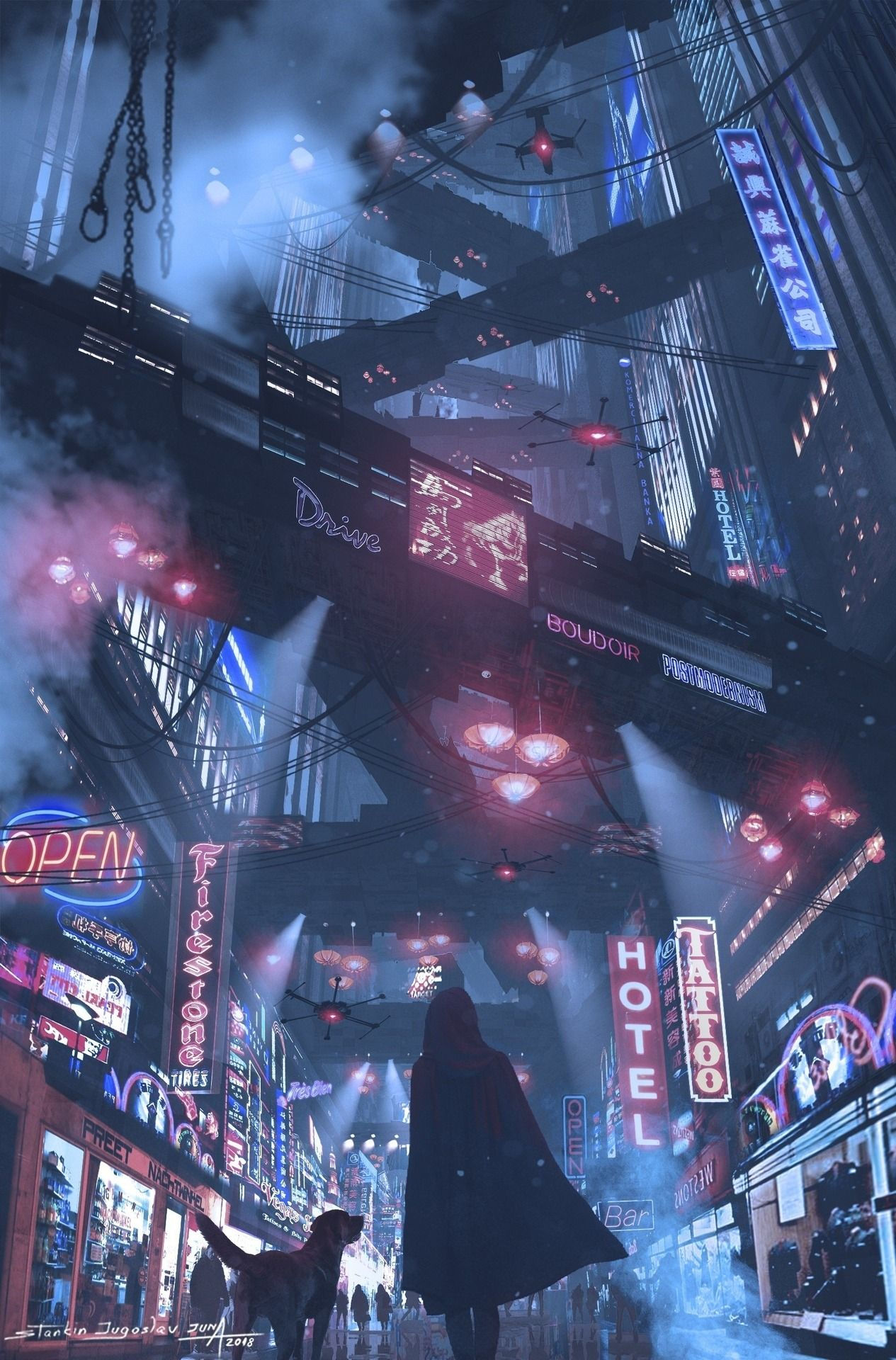 Wallpaper #vn2E9I4Bnwiau_P6hA9_45 Cyberpunk Sci Fi Space New Year Dump with Images Cyberpunk City