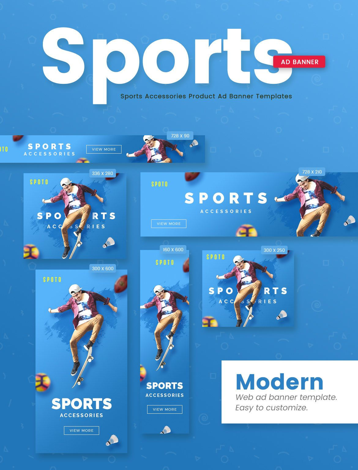 Wallpaper #gGgLF5MBSpphPi3-LQ10332 Ad Banners for Sports Accessories on Behance Banner Ads Design
