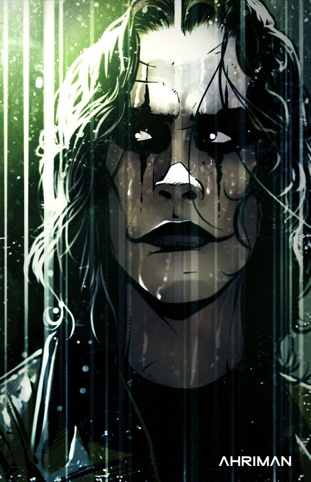 Wallpaper #cDFKNZMB5zzyi_yYTVYy237 The Crow by Ahrrrdeviantartcom on at Deviantart Fantasy Anime Dark