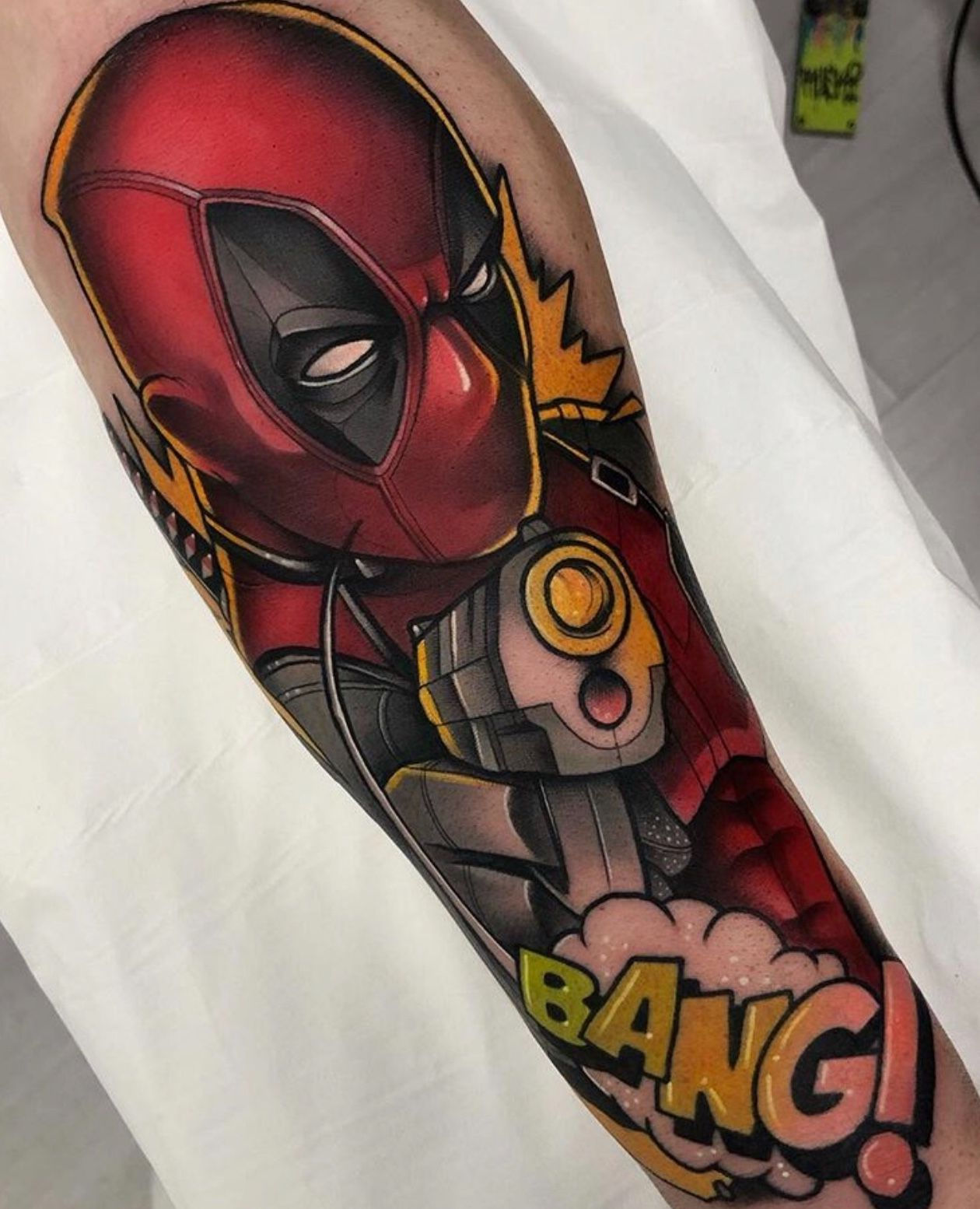 Wallpaper #9130c Marvel Tattoo Photo by Gus H Tattoo on Instagram Deadpool
