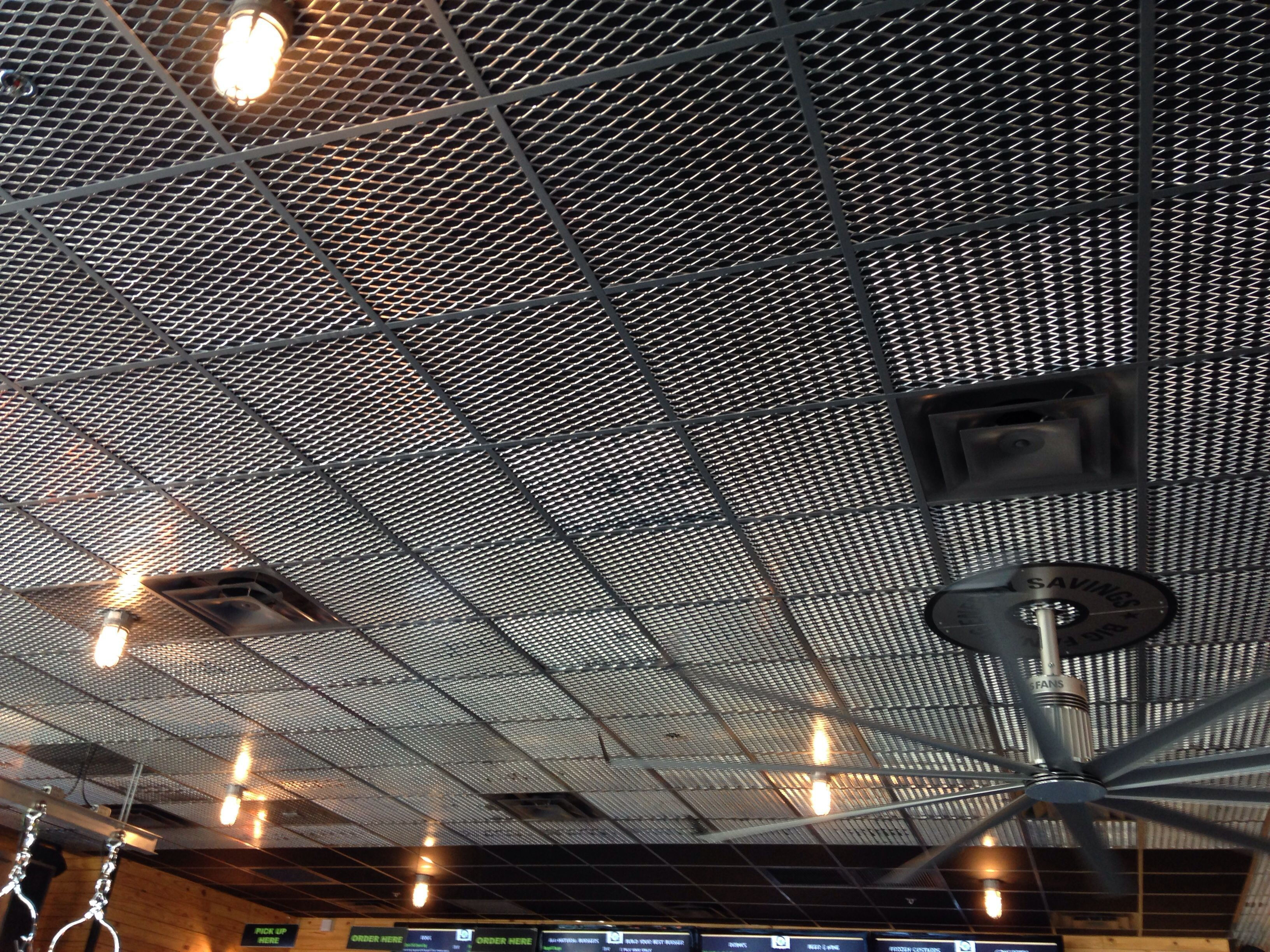 Wallpaper #yGeMEZMBSpphPi3-Qvfj169 Cool Drop Ceiling from Expanding Metal Grate Metal Ceiling Suspended