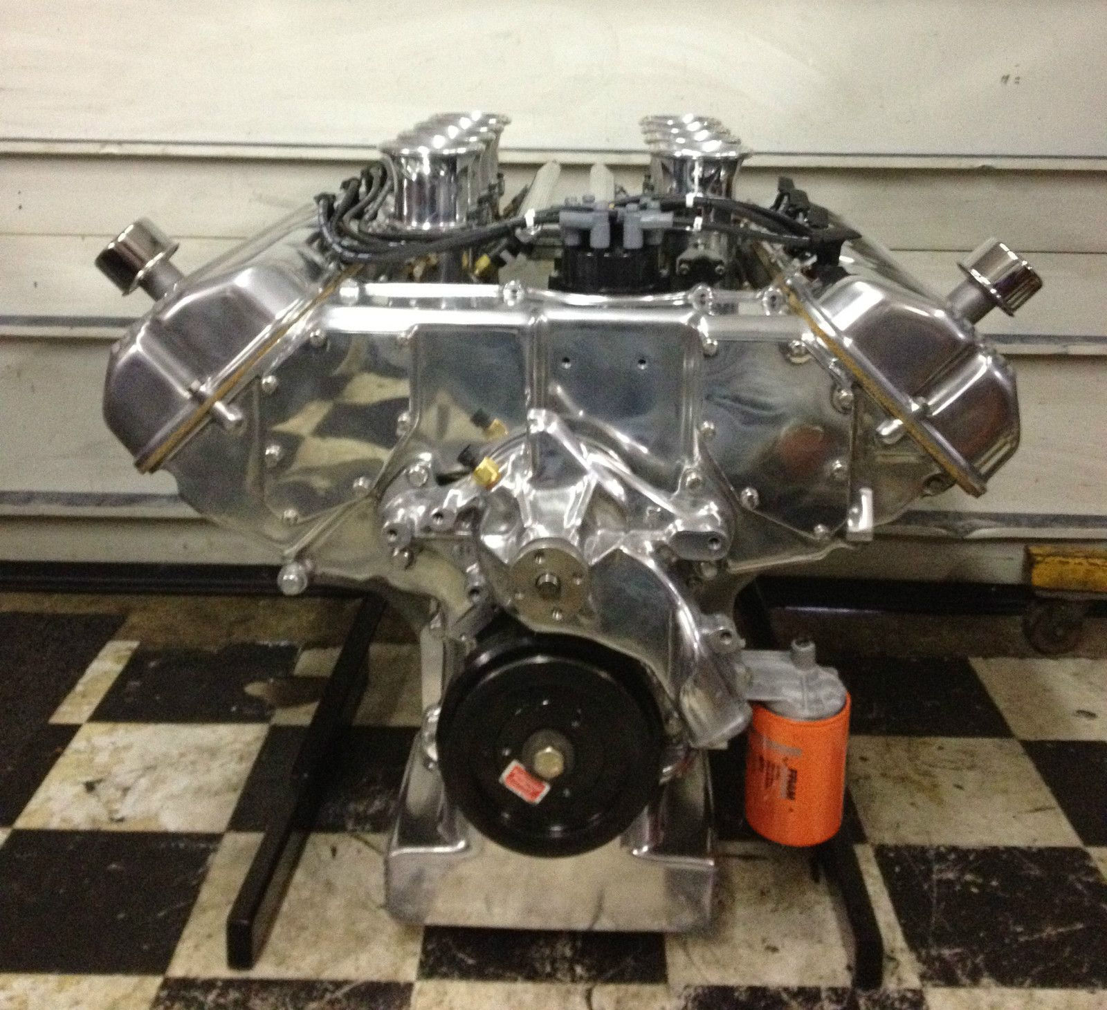 Wallpaper #GEC3L5MBJhL2WPbab77t244 700 Hp Ford 427 Sohc I Polished Oil Pan Timing Cover Water Pump and
