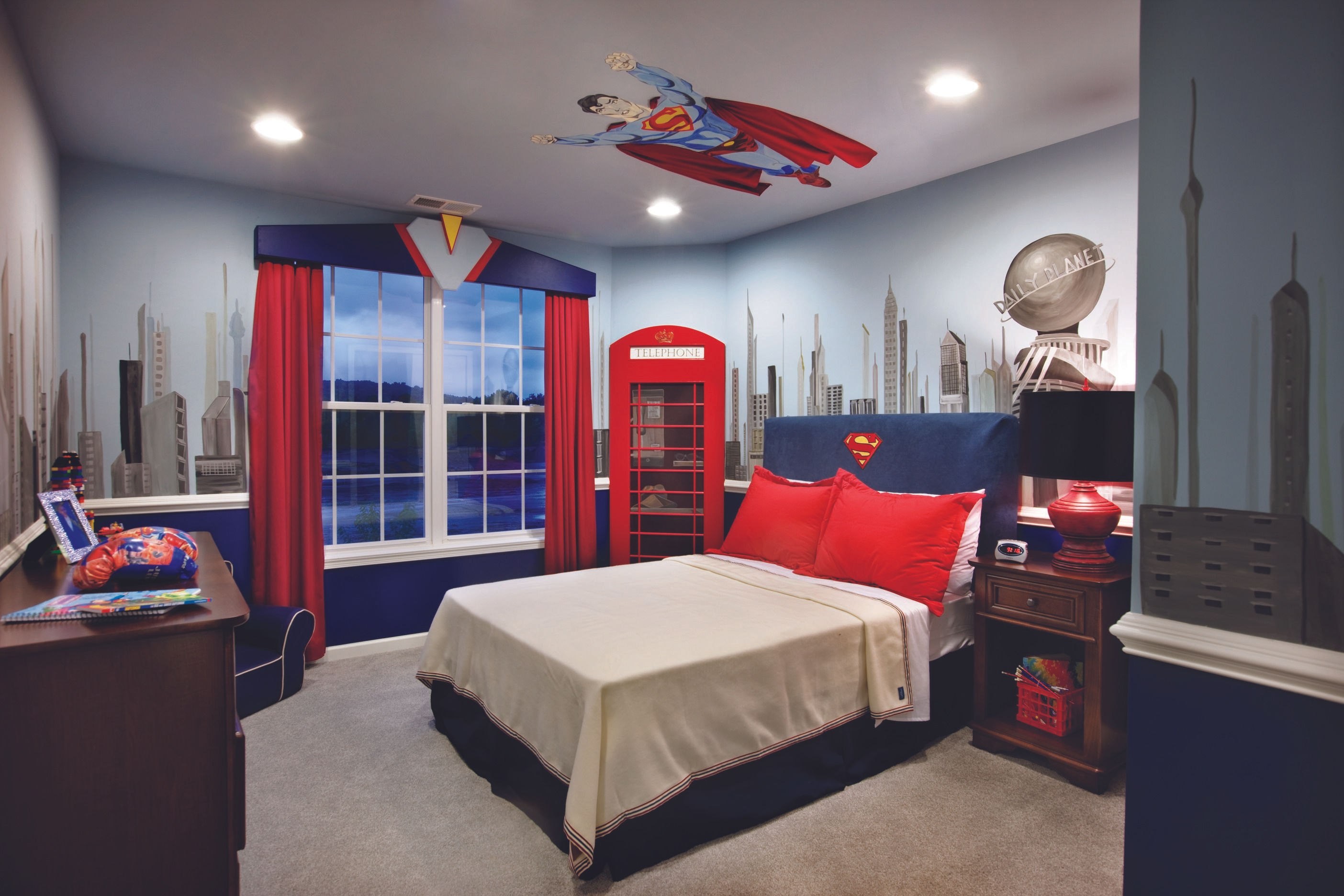 Wallpaper #xbjn1pIBJvJKYCmEEOA_159 Superman Saves the Day in This Super Cool Bedroom Ellsworth Federal