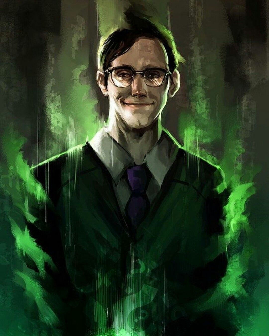 Wallpaper #HxqQT5MB1yWOL4qgL3-277 Edward Nigma from Gotham by Akimao Gotham Villains Riddler Gotham