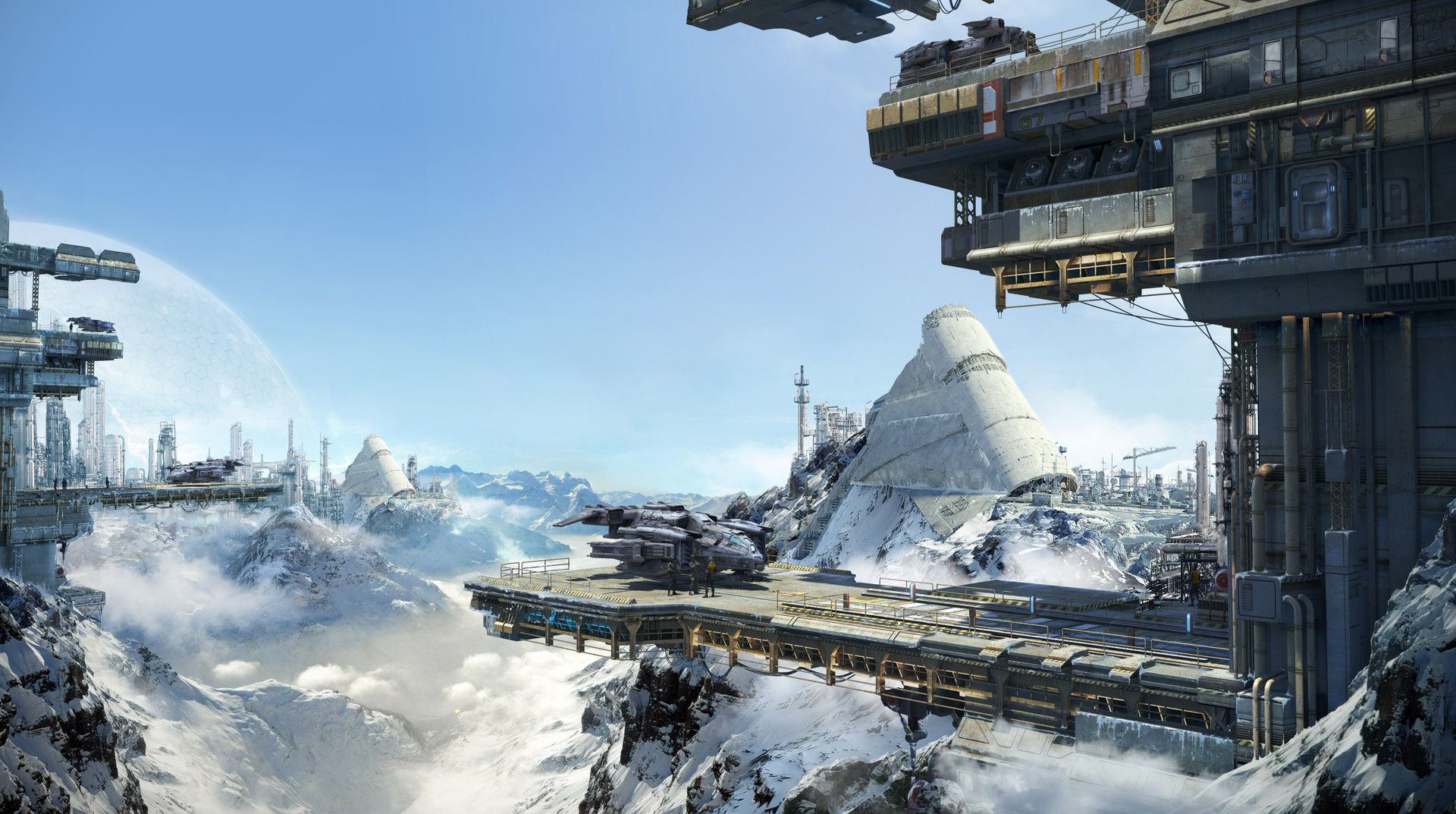 Wallpaper #wxdkPpMBPLD5_VENvN-0154 Pin by Kit Rees on Sf Structures Sci Fi Background Sci Fi