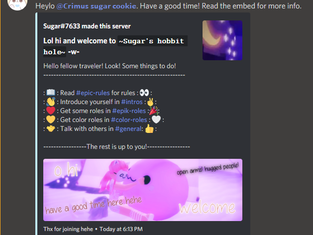 Wallpaper #i7gc2JIBJvJKYCmEL-bJ259 Embed Time Discord Messages How to Introduce Yourself