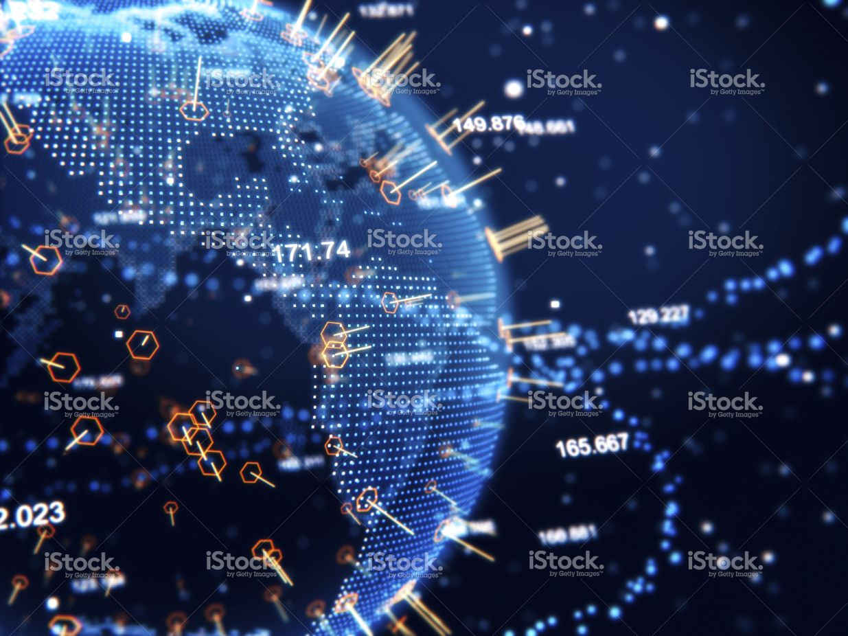 Wallpaper #BGcT6pIBSpphPi3-TUVE208 Abstract Globe with Futuristic Network Futuristic Abstract Stock