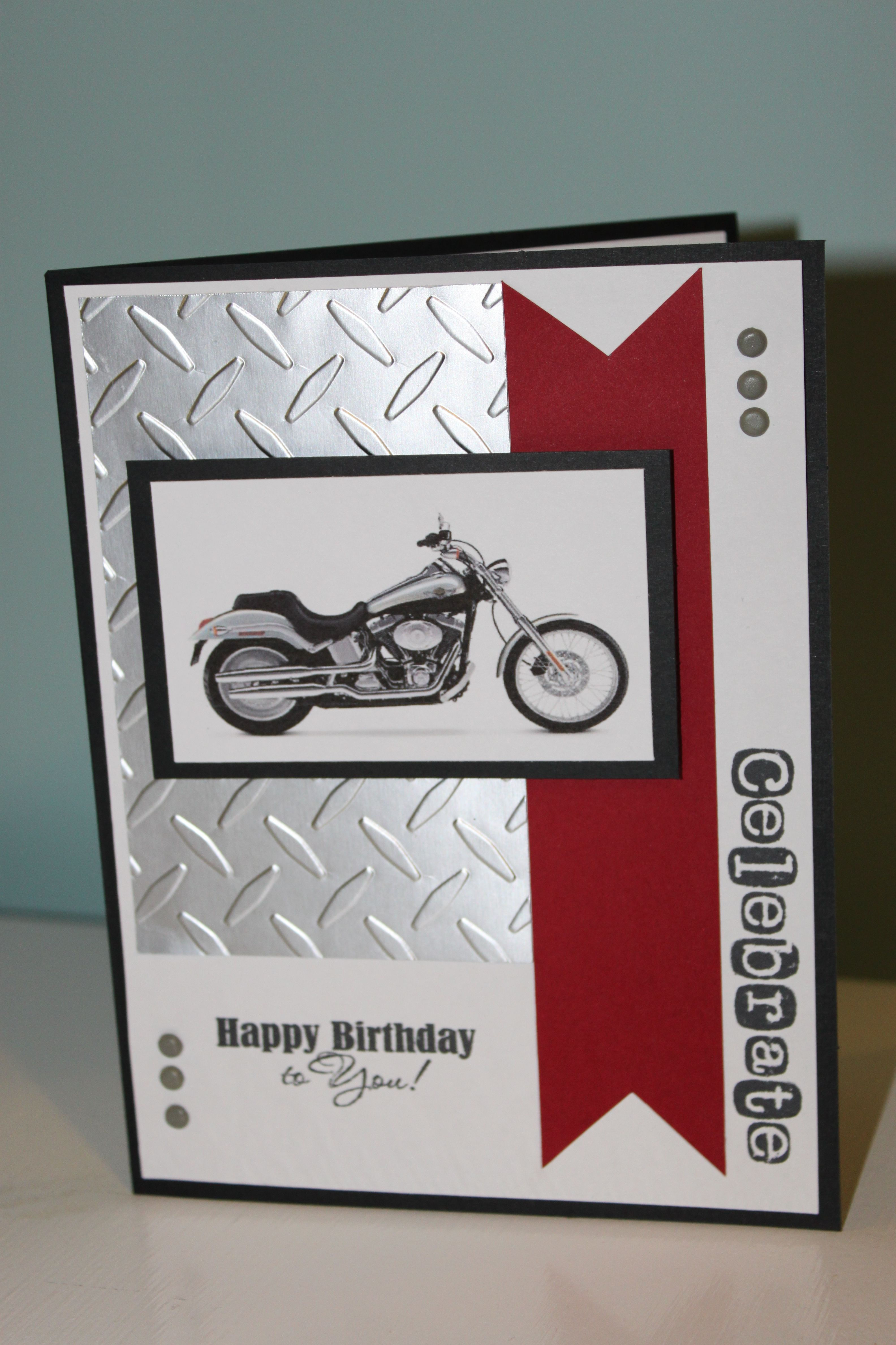 Wallpaper #PzHfNZMB5zzyi_yYK1hL221 Masculine Birthday Card Motorcycle Bday Cards Birthday Cards for Men