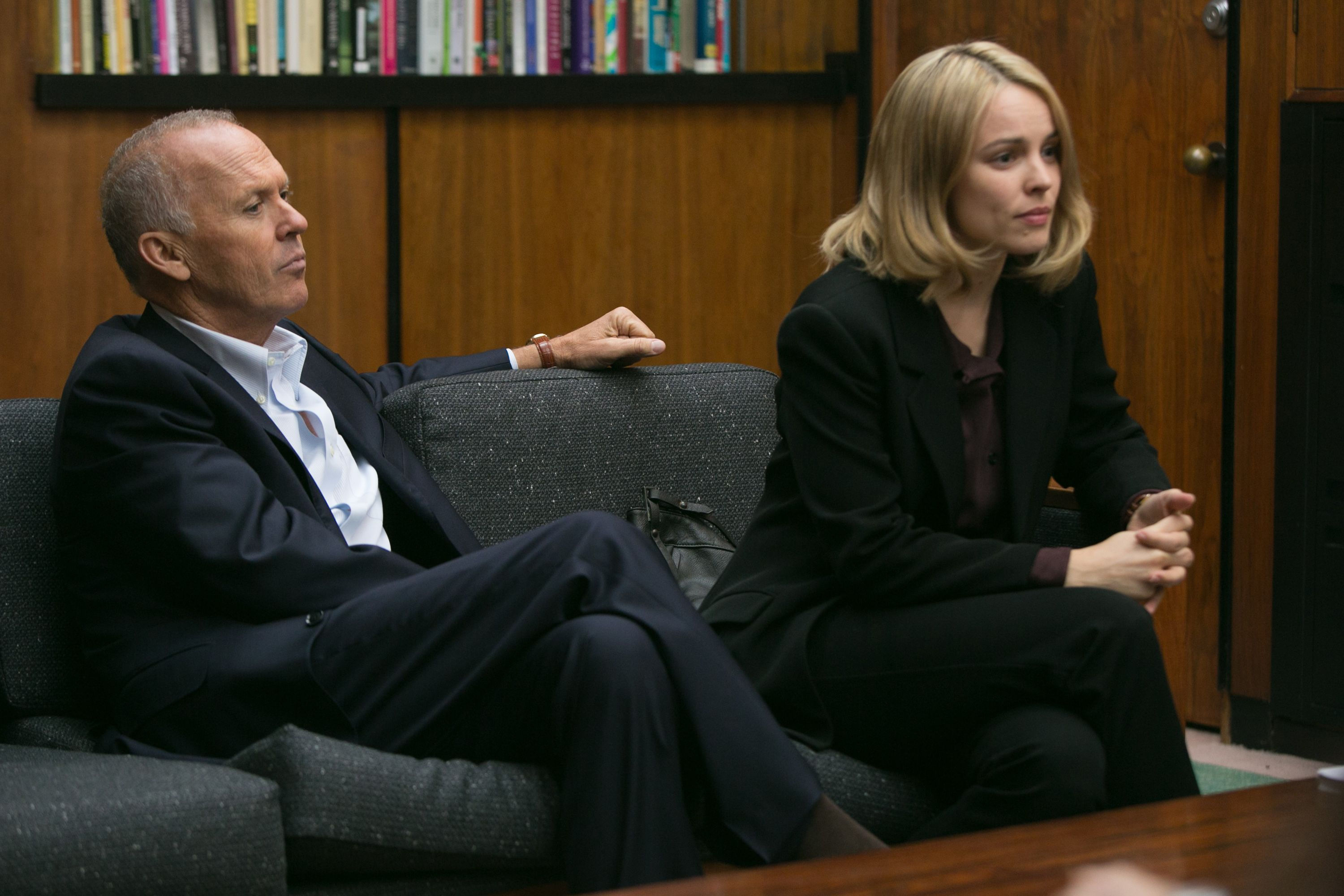 Wallpaper #HbjL15IBJvJKYCmEyOXd113 Spotlight Movie Still 2015 L to R Michael Keaton Rachel Mcadams