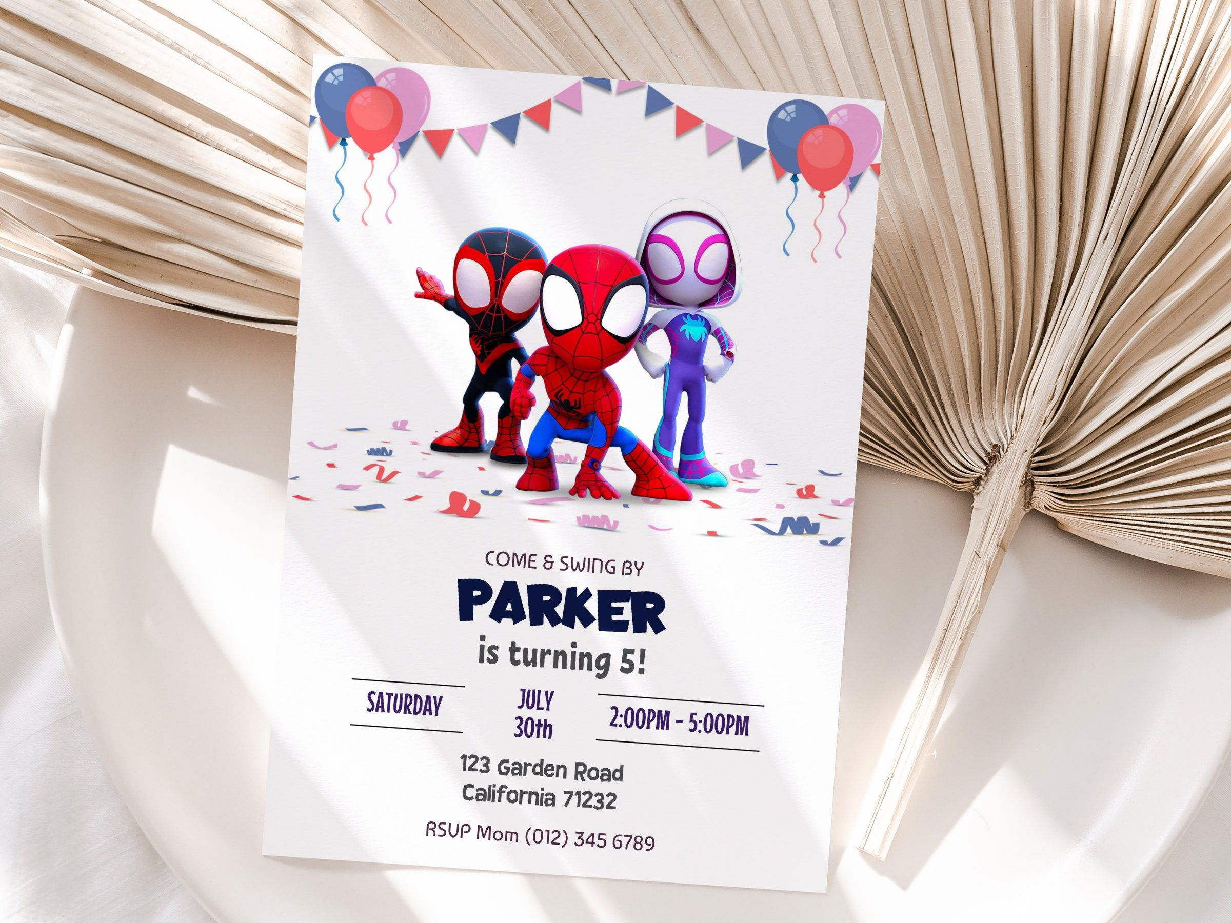 Wallpaper #nfRnOpMBKFX8bn3rLXiG256 Spidey and His Amazing Friends Birthday Invitation Editable Spidey