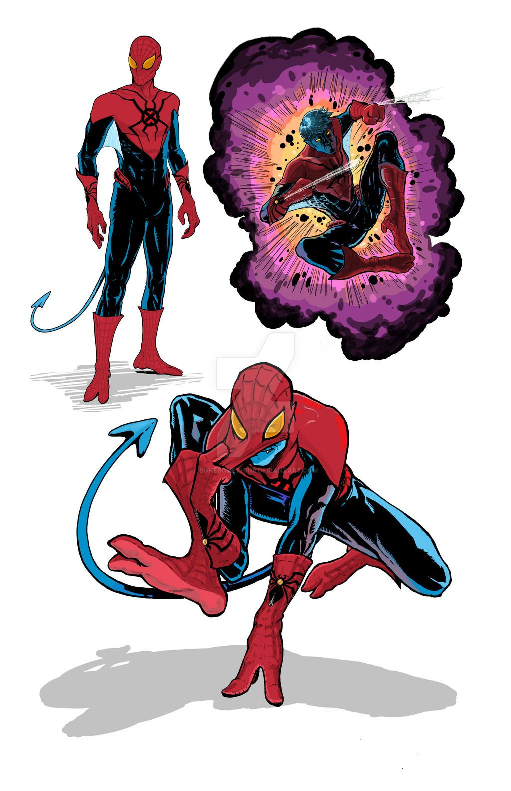 Wallpaper #PQB06o4BSdW8dNouaQ847 Night Spider Character Design by Bonesomething on Deviantart
