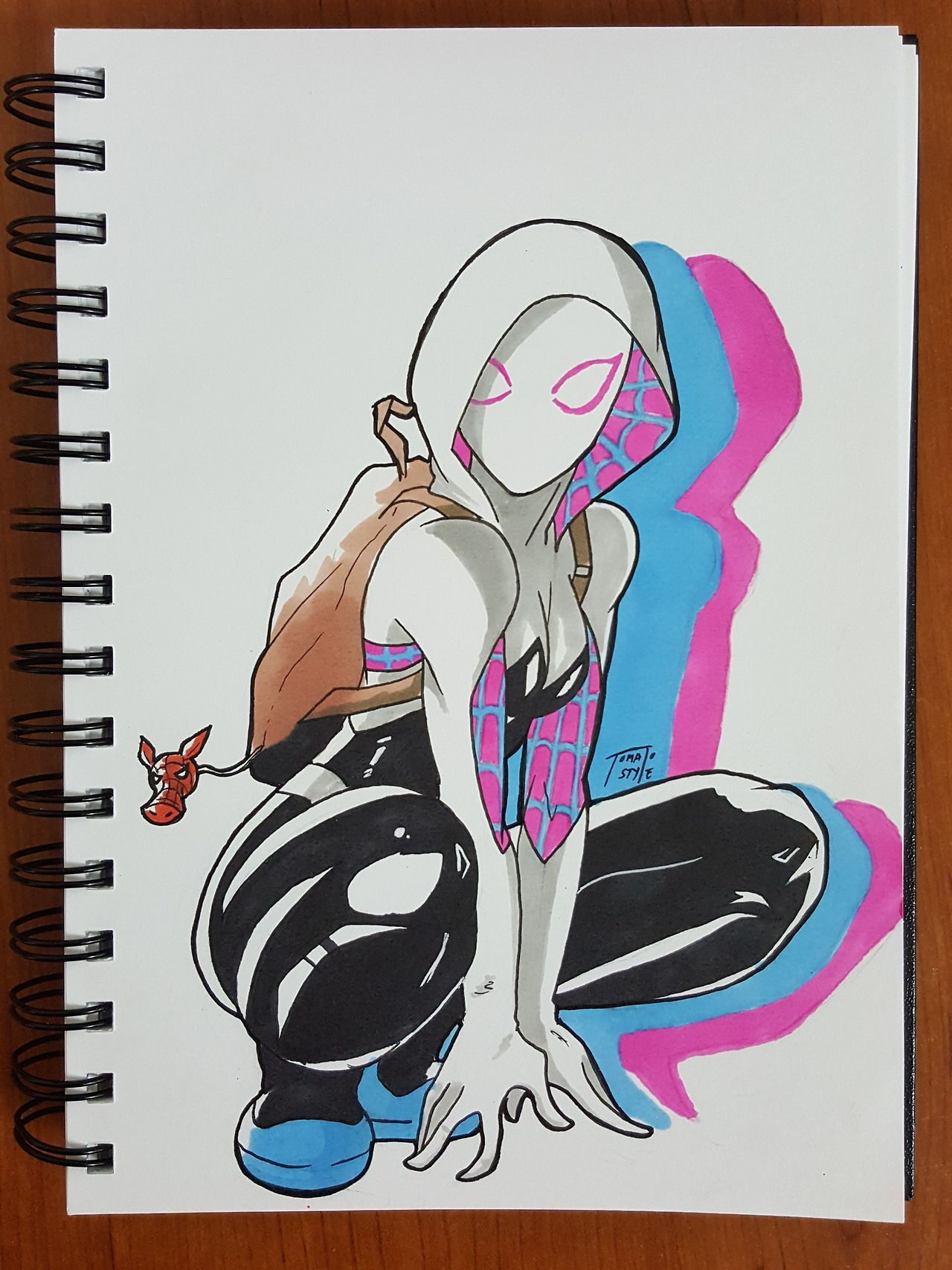 Wallpaper #3RnJJY8BtGB6xQ78xobS50 365 Day Drawing Challenge Day 209 Spider Gwen Marvel Art Drawings
