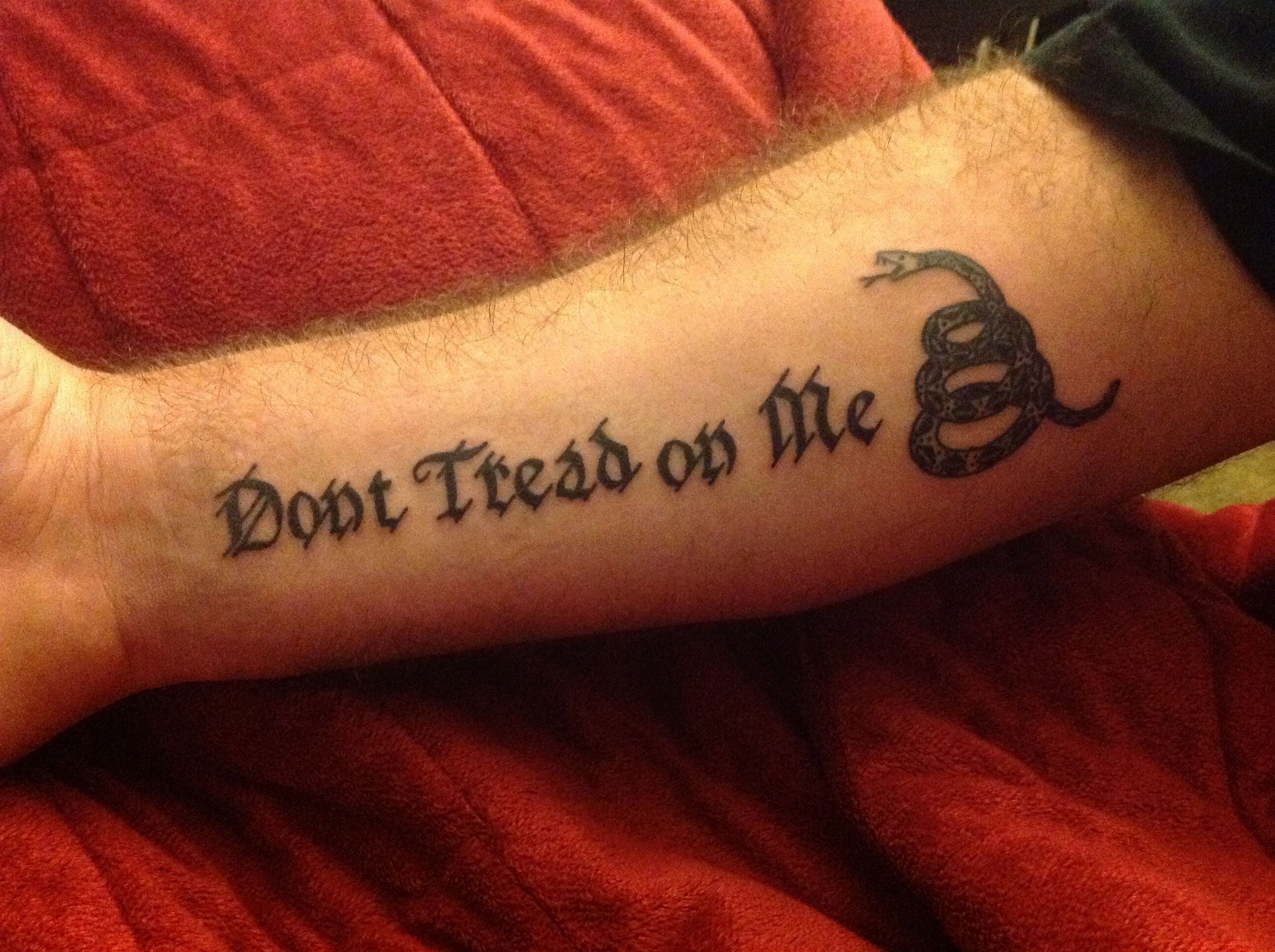 Wallpaper #8jF1NZMB5zzyi_yYr1bE203 My Dont Tread on Me Tattoo Bible Tattoos Word Tattoos Mini Tattoos