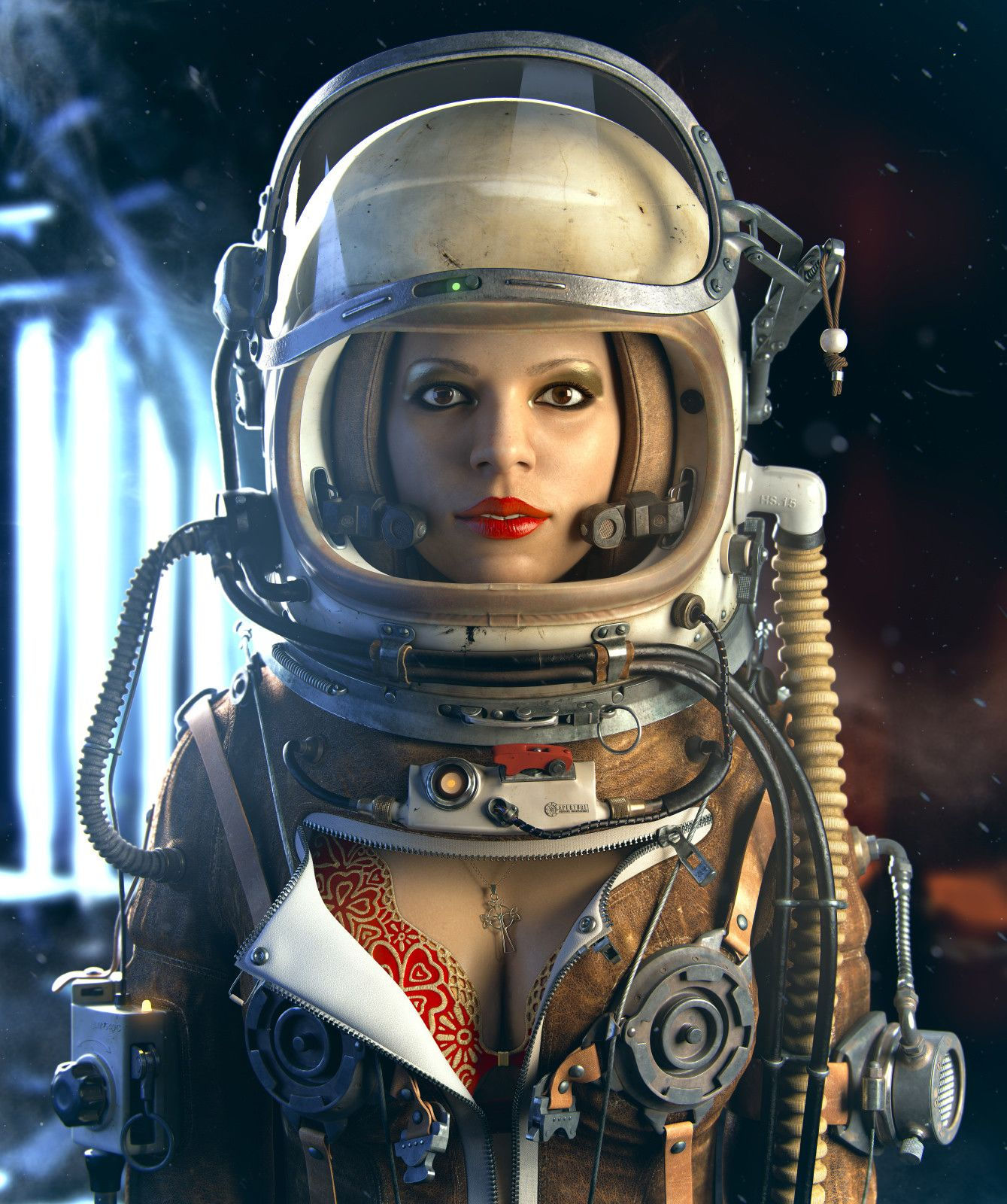 Wallpaper #TOqkVpMBlwTYPL18VRAh59 The Astronaut Hugo Silva Punk Character Space Art Gallery Hugo Silva