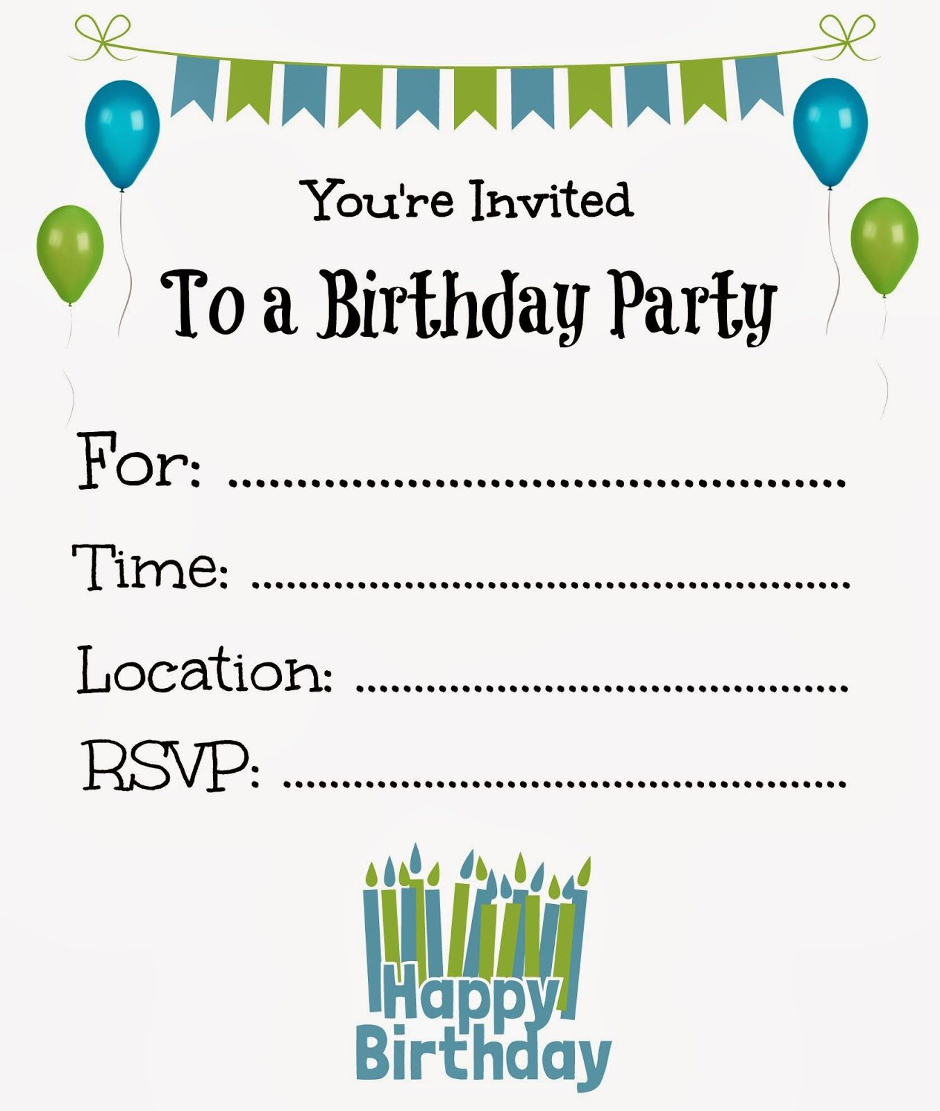 Wallpaper #9afa6 11th Birthday Invitation Templates