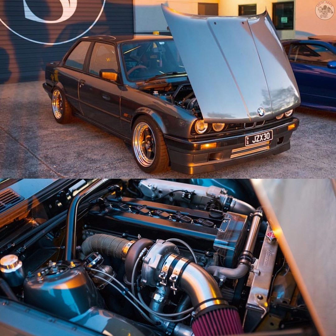 Wallpaper #oH2K8I4Bnwiau_P6Qwar25 At Engine Swaps Posted on Their Instagram Profile Turbo 1jz Swapped BMW