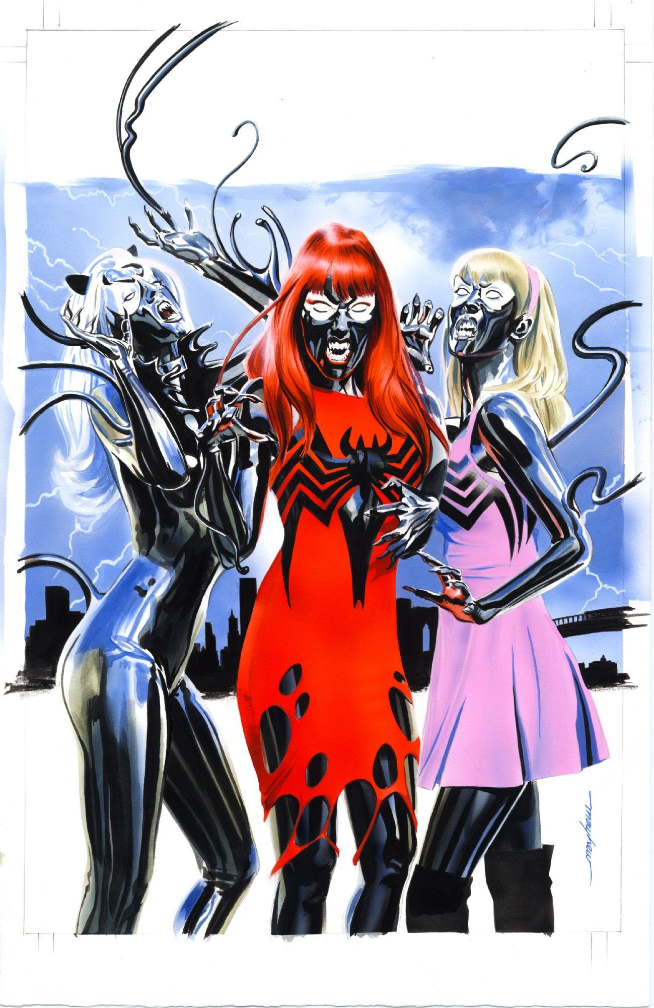 Wallpaper #1XPDgY4BFI5NbQksQhi344 Mike Mayhew Original Amazing Spider Man 6 Unknown Comics Nycc