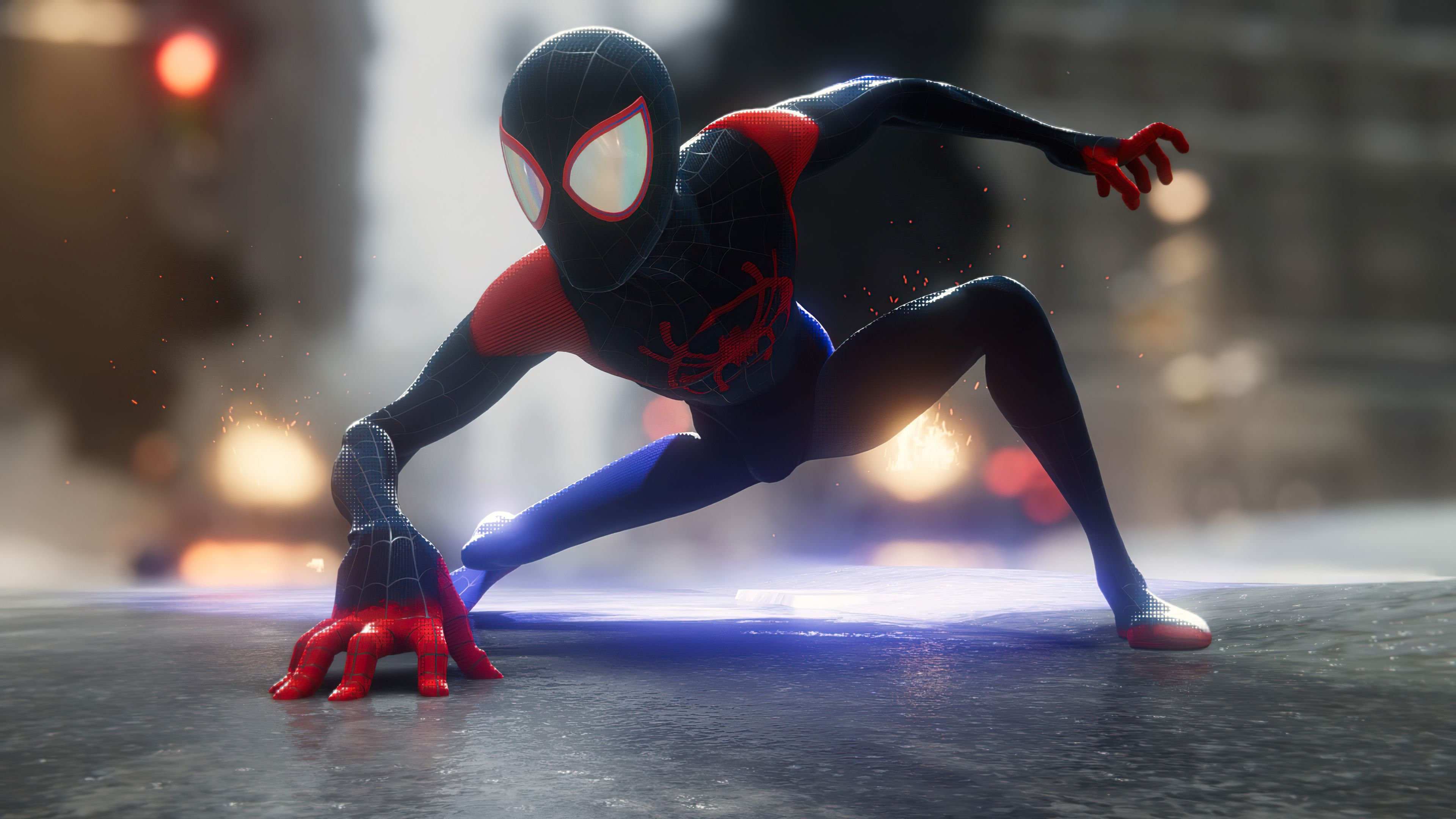 Wallpaper #K-o8V5MBlwTYPL18WxEs61 Miles Morales Spiderman 2021 4K Miles Morales Spiderman 2021 4K