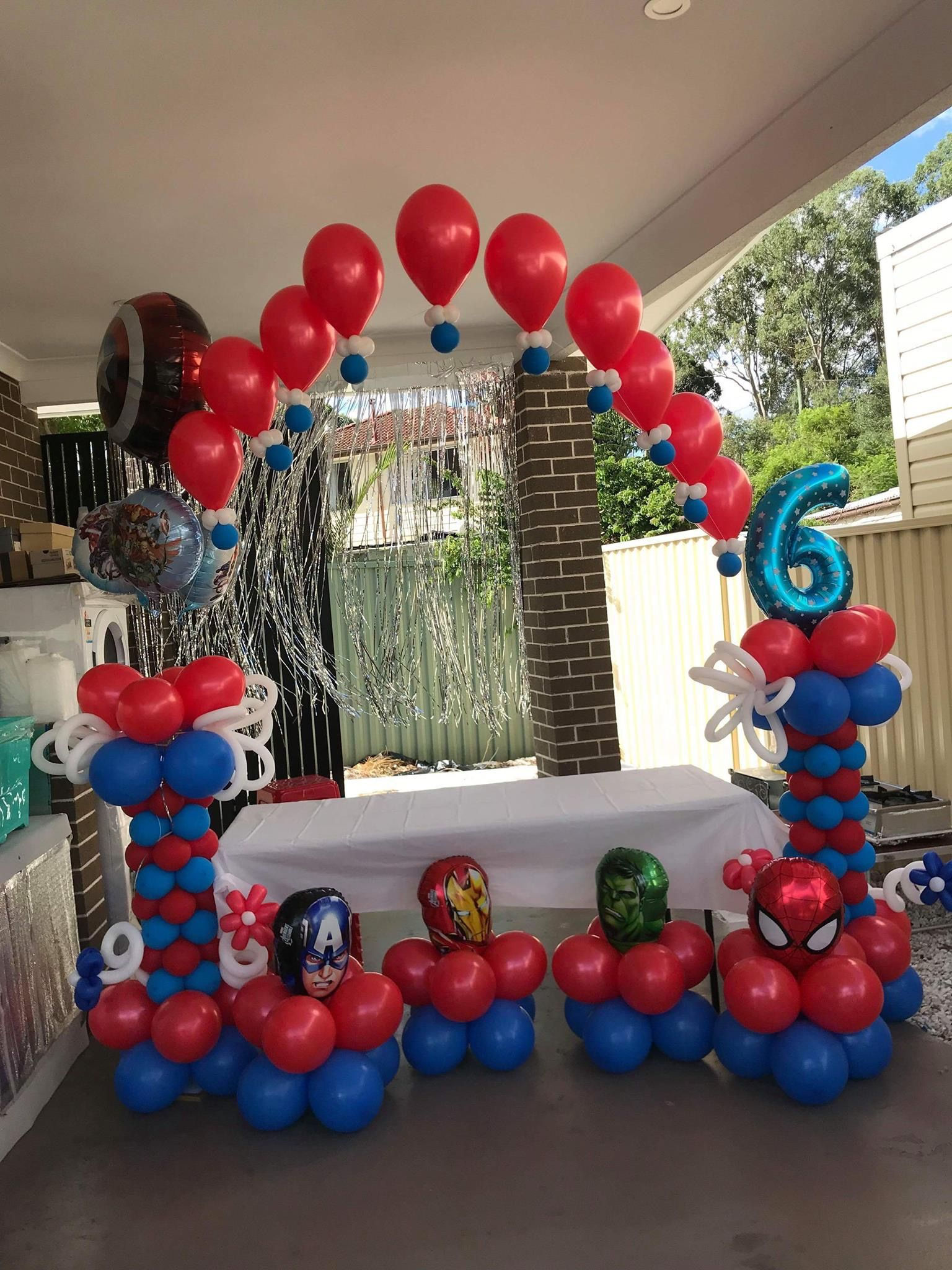 Wallpaper #MDHaNZMB5zzyi_yY3VhD36 Spider Man Balloon Arch for Birthday Party