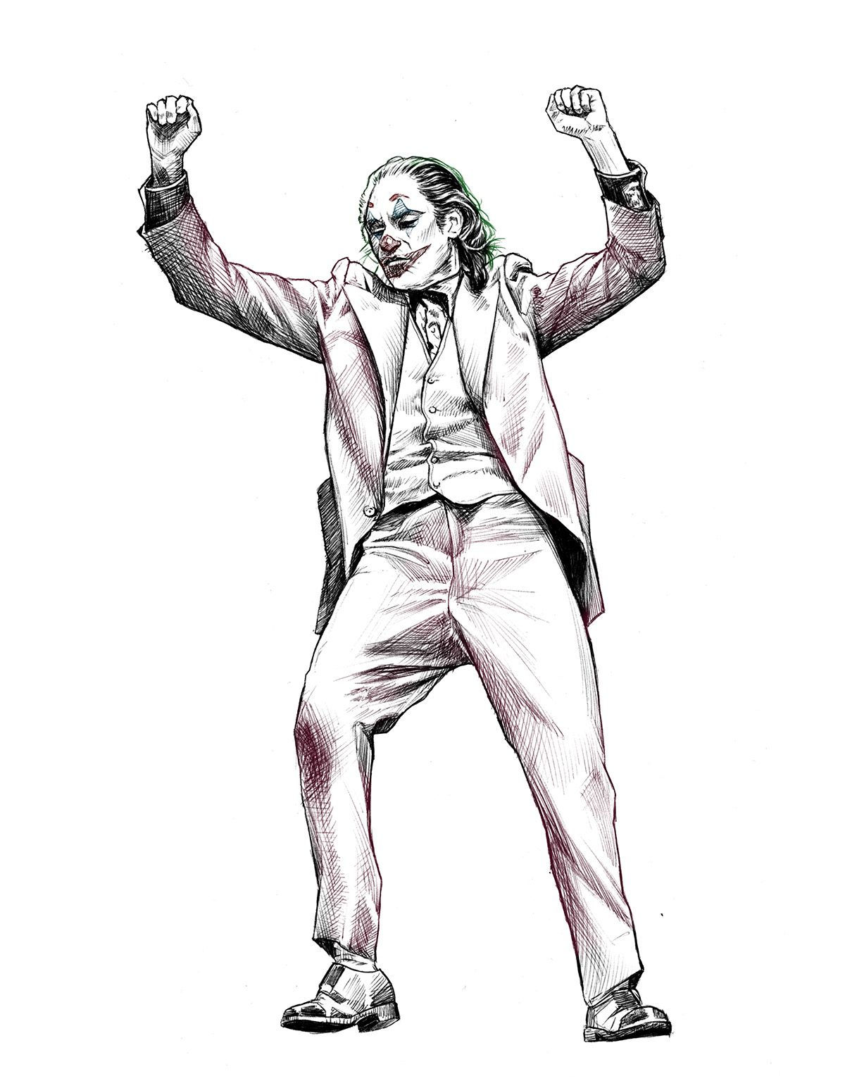 Wallpaper #pRrKUJMB1yWOL4qg9oDP204 Dancing Joker on Behance Joker Tattoo Design Joker Drawings Joker