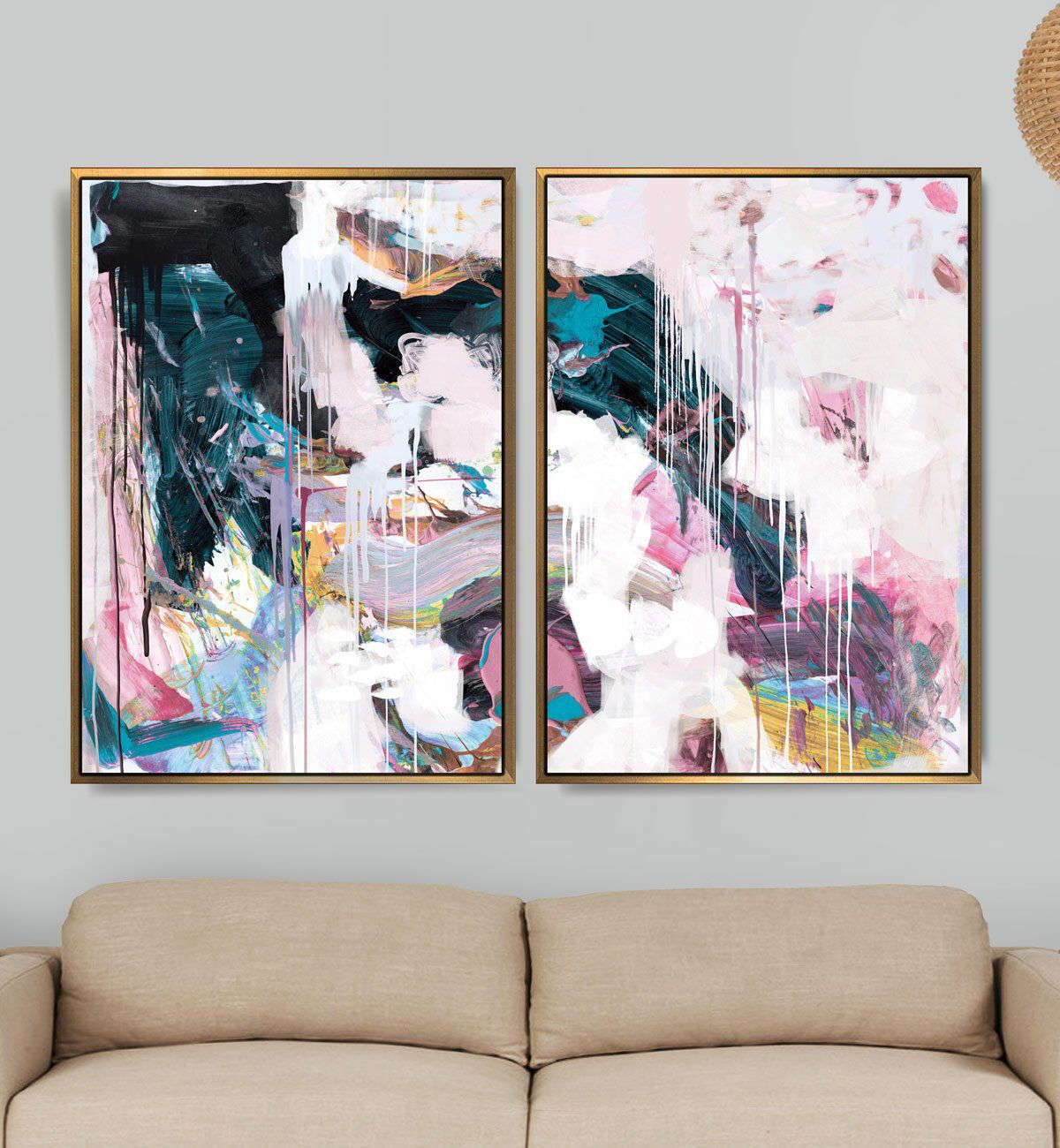 Wallpaper #Wx2kLZMBlOZrFDOksdHo144 Set of 2 Prints Abstract Art Print Set 2 Abstract Prints Etsy in 2021