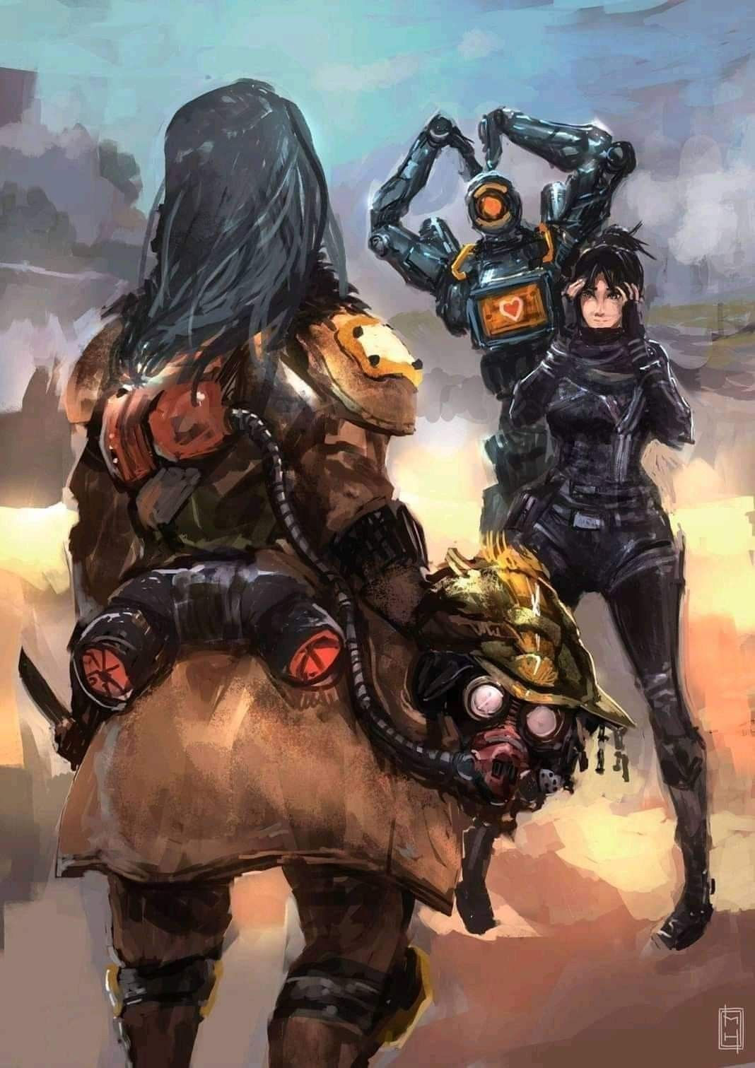 Wallpaper #XuoEVZMBlwTYPL18uQz0143 Bloodhound Apex Legenden Charakterdesign Illustration