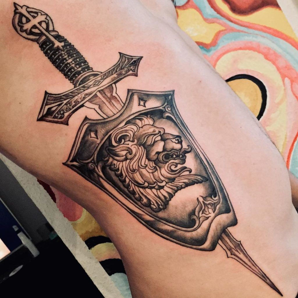 Wallpaper #AWjQGZMBSpphPi3-KBla28 101 Amazing Shield Tattoo Ideas That Will Blow Your Mind Outsons