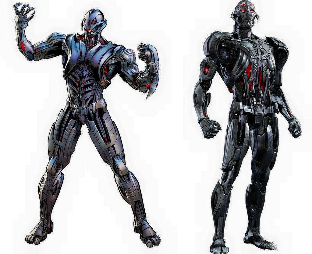 Wallpaper #SaUsOJMBVBiSkHCaOo3Q66 Ultimate Ultron Left Ultron Prime Right Comic Book Characters