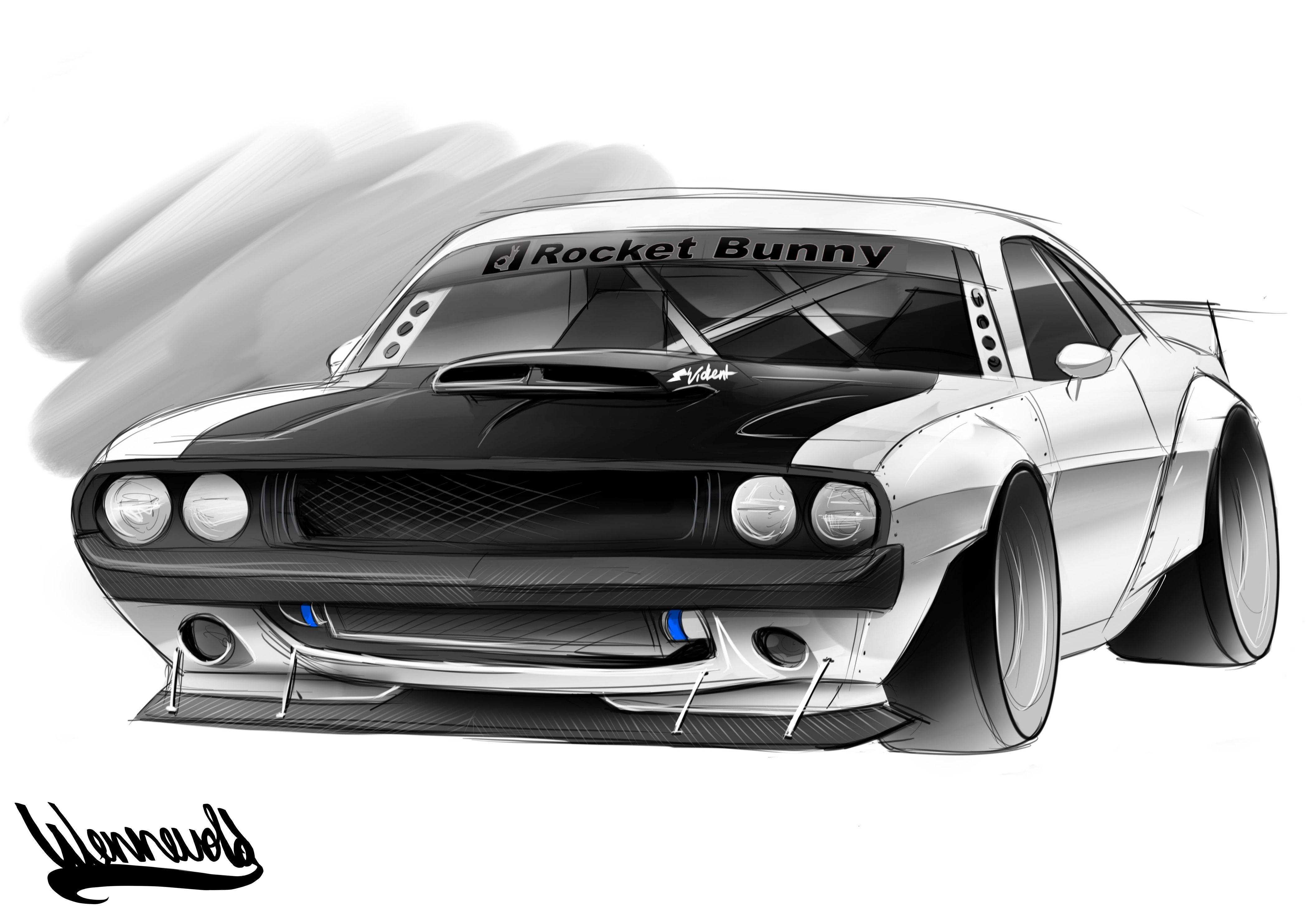 Wallpaper #rBkfOI8BtGB6xQ788qcB10 70 Challenger Ta Rendering Pro Touring Street Machine Hemi Rocket Bunny