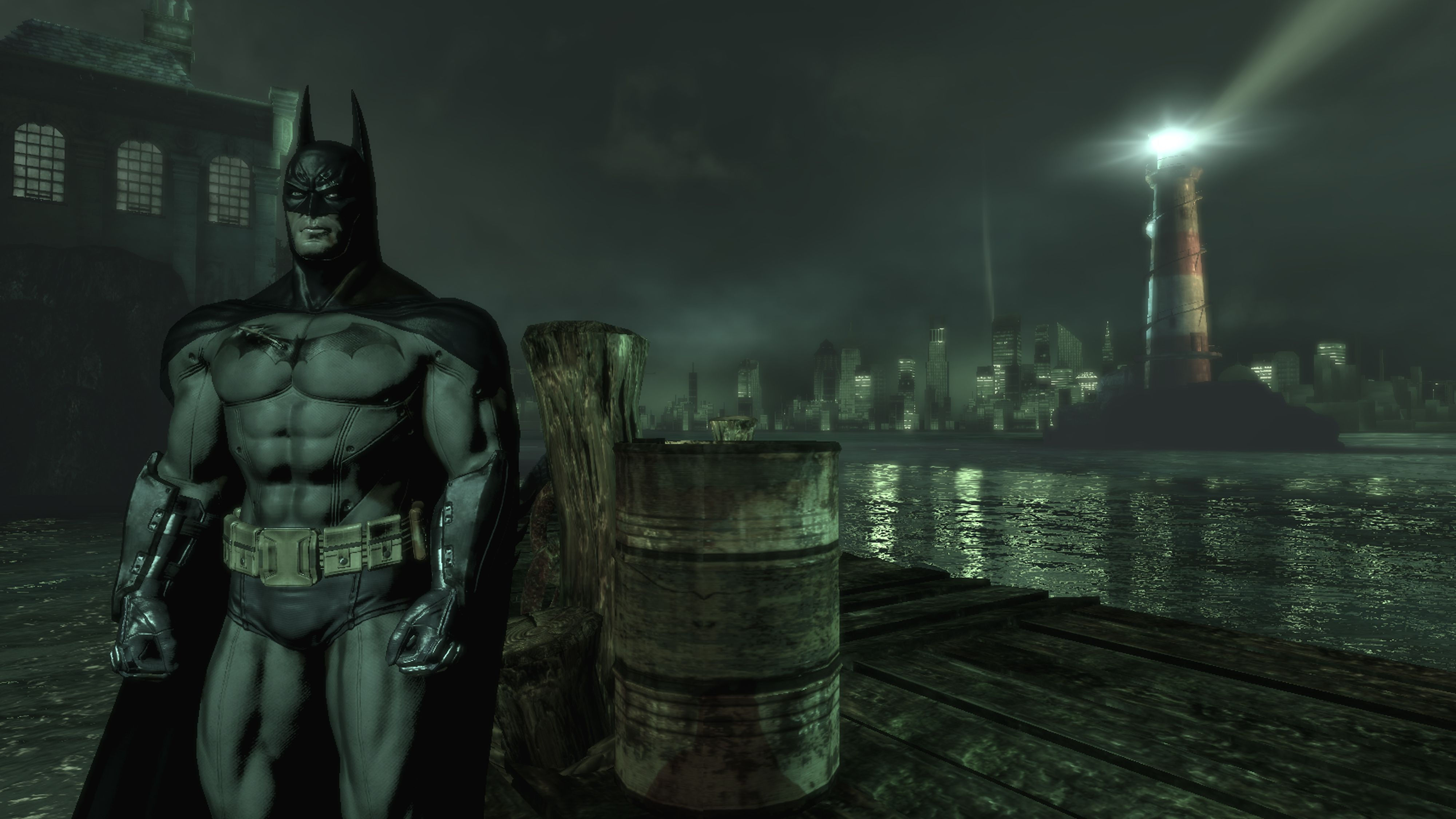 Wallpaper #oRmJH48BtGB6xQ78NHtP58 Batman Arkham Asylum Batman and Gotham Skyline Batman Arkham Asylum
