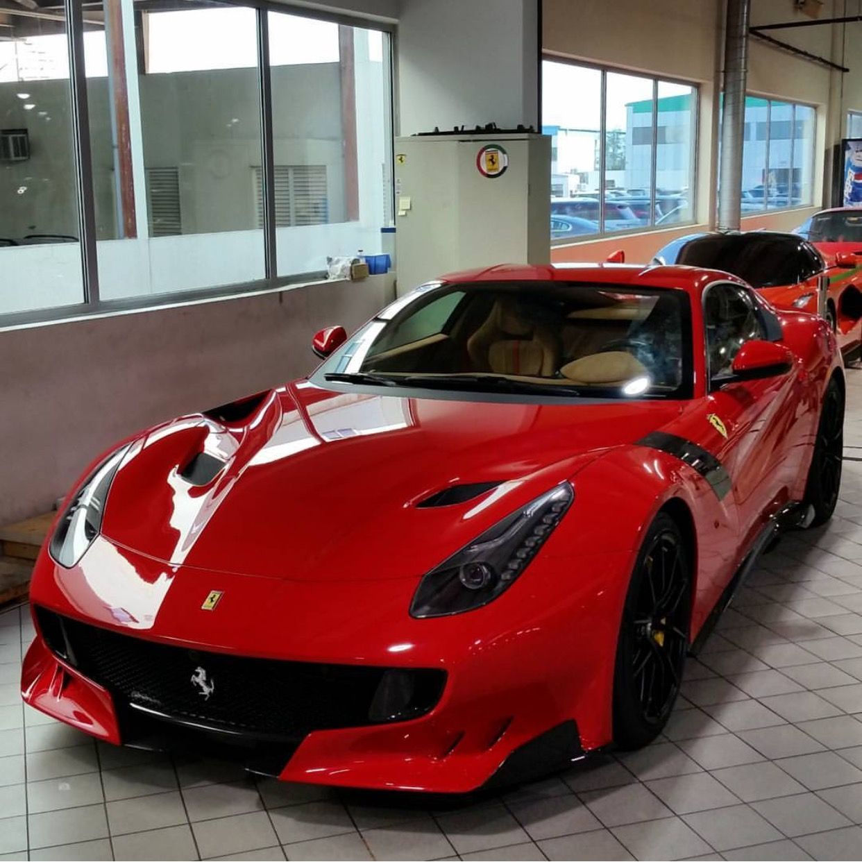 Wallpaper #HwCN644BSdW8dNoulRLj13 Ferrari F12 Tdf Painted in Rosso Corsa Photo Taken by at Adam Bornstein