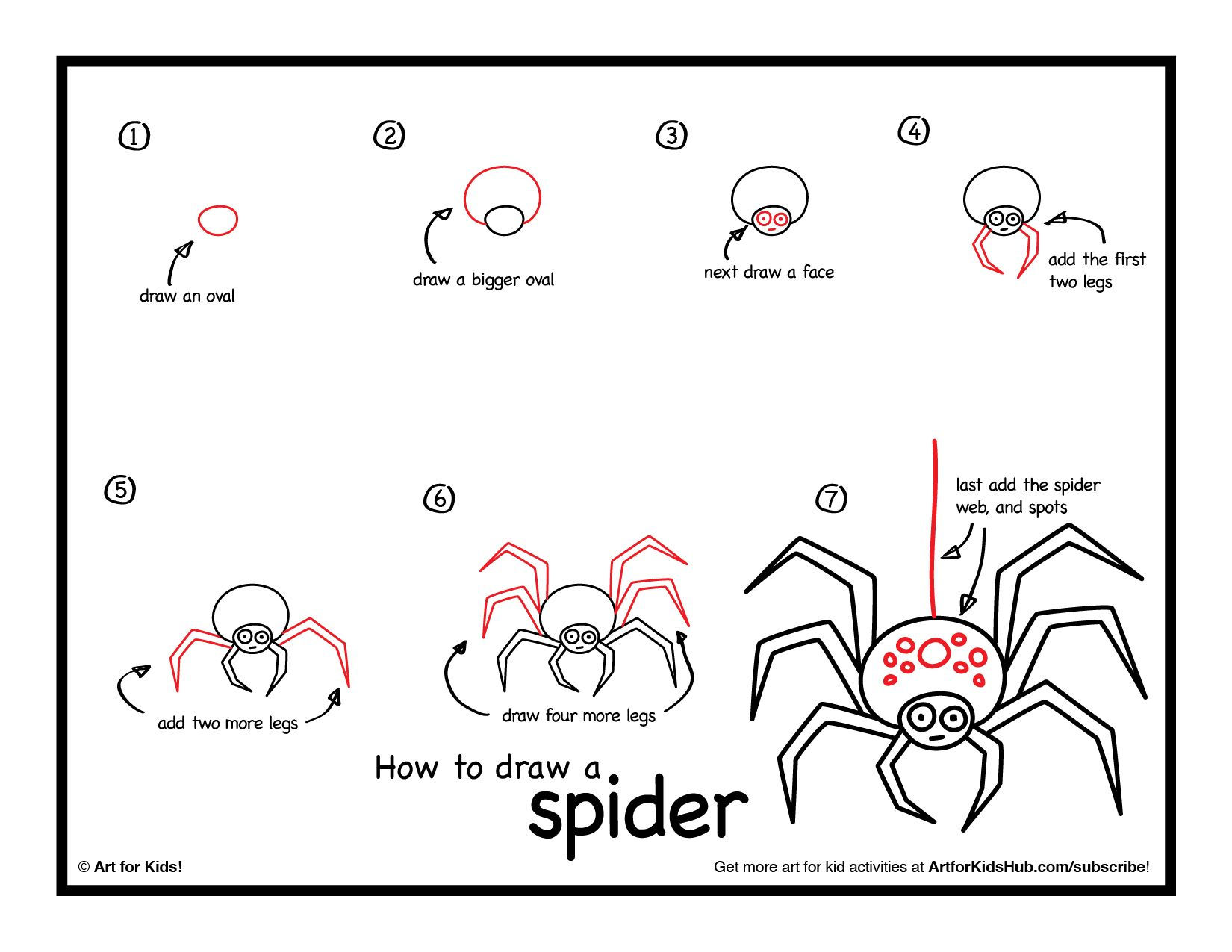 Wallpaper #O_S0OZMBKFX8bn3r9Xeu350 How to Draw a Spider Art for Kids Hub Art for Kids Hub Spider