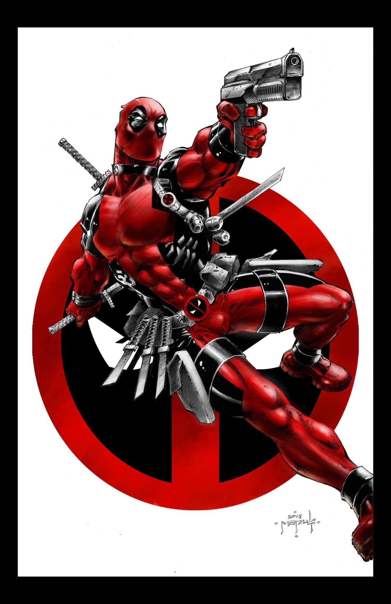 Wallpaper #pmjDFpMBSpphPi3-rQx9202 Deadpool by Jason Metcalf Jasonmetcalf Deadpool Wadewilson Weaponx