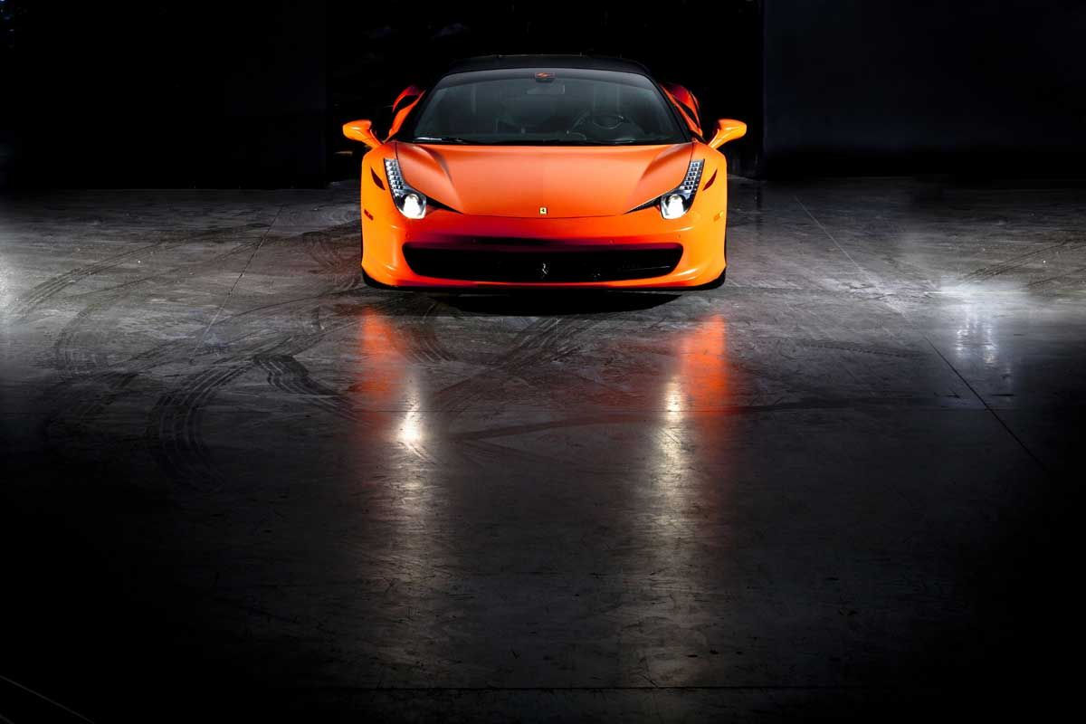Wallpaper #d3PkhI4BFI5NbQksWB3h28 Ferrari 458 Italia in Satin Orange on Lexani Wheels Blogdupontregistry