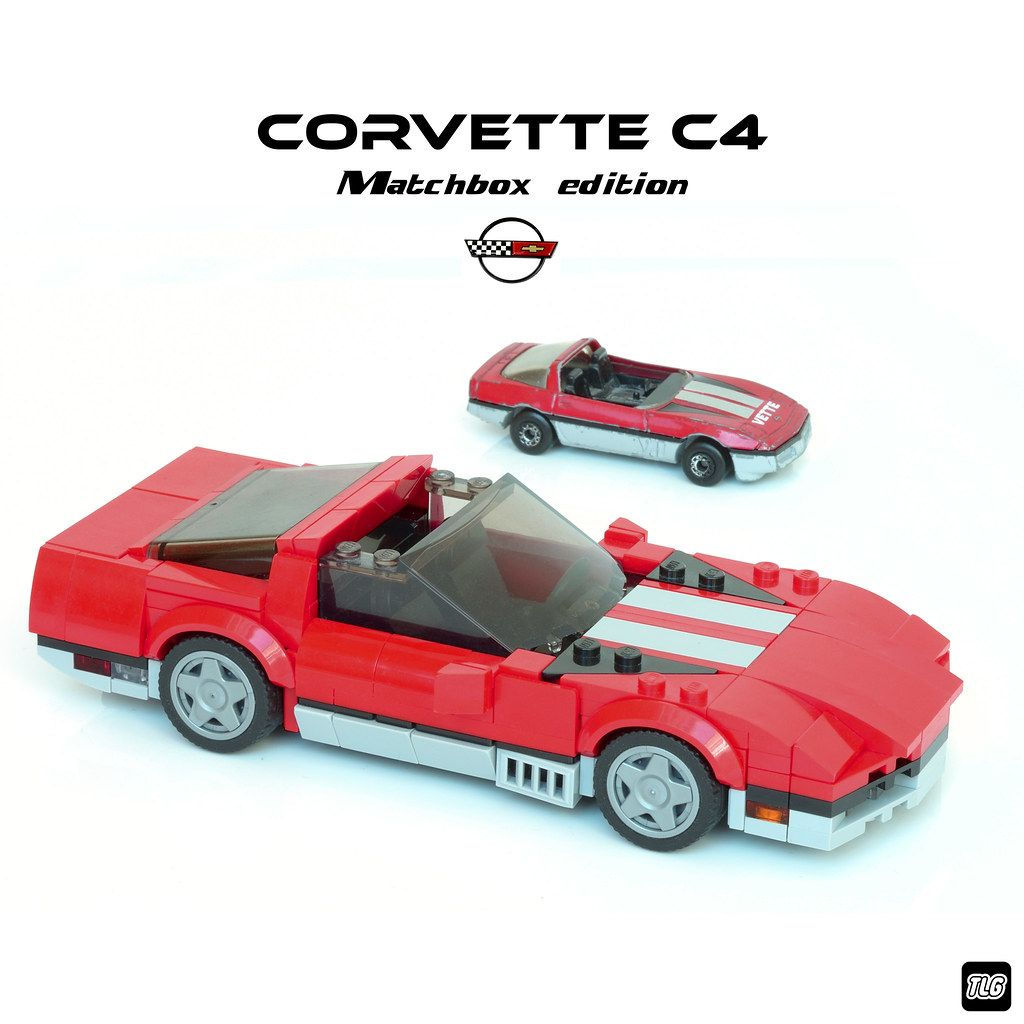 Wallpaper #q2dJDJMBSpphPi3-fd2b289 Corvette C4 Matchbox Version 03 Lego Cars Corvette Lego Models