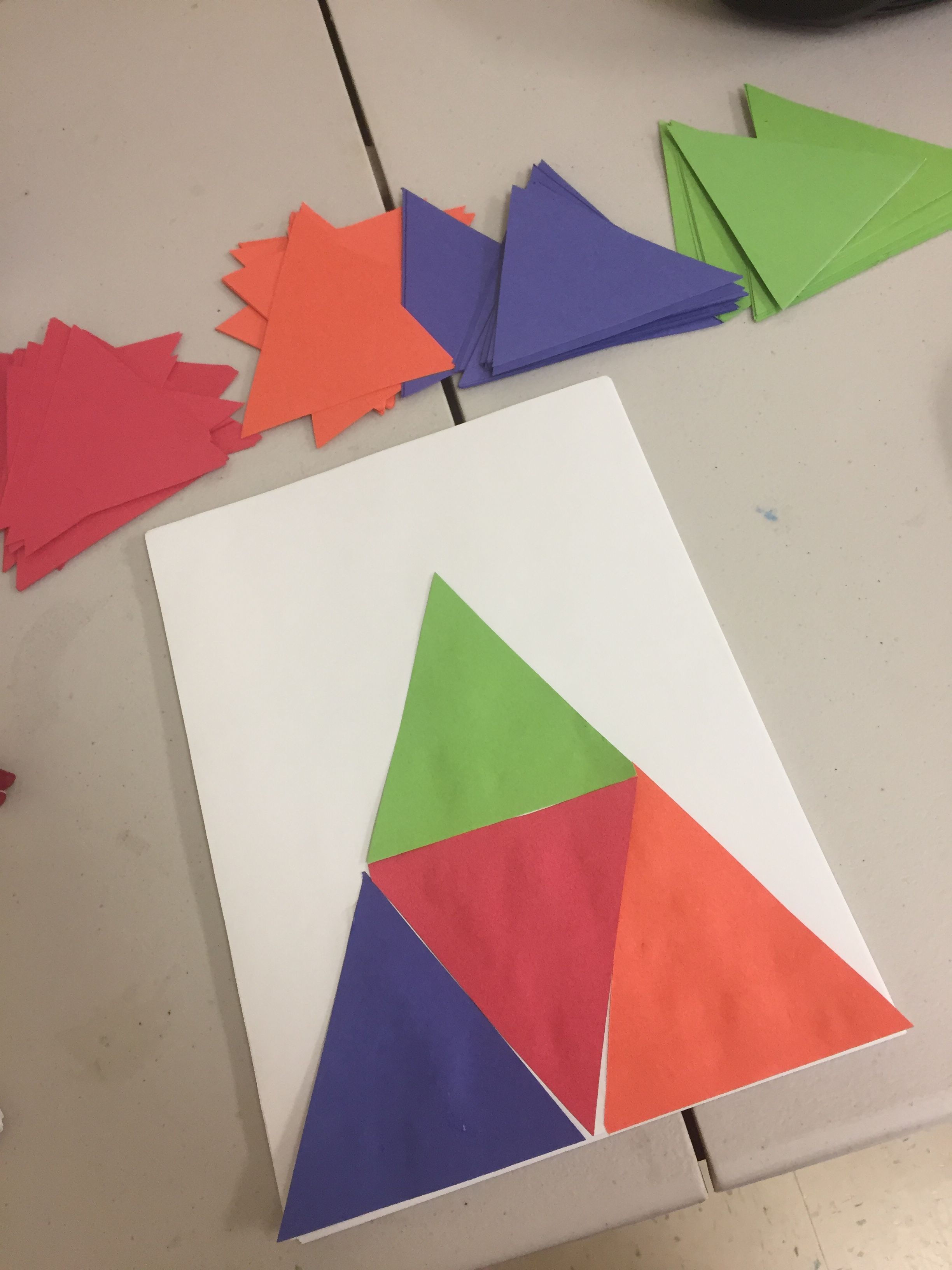 Wallpaper #_GfkCpMBSpphPi3-CNYq139 Four Triangles Make a Triangle Preschool Activity Preschool Art