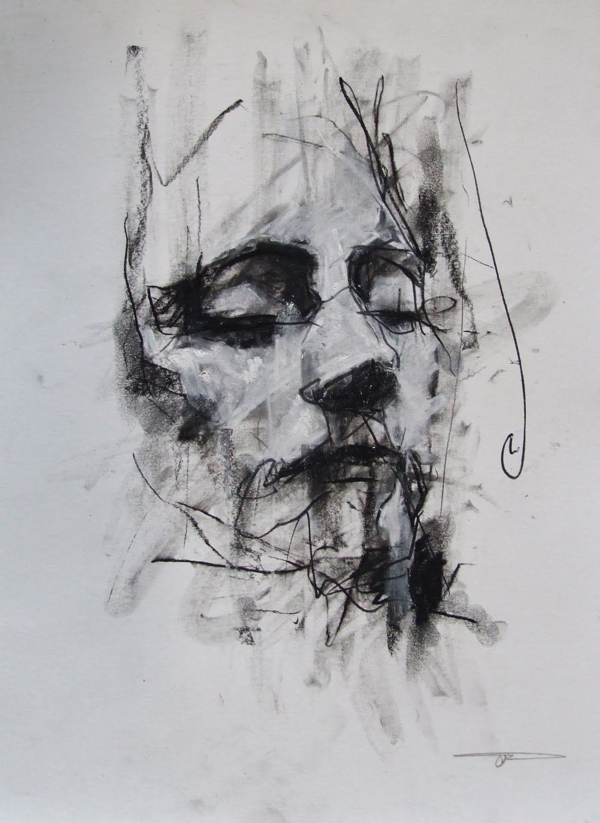 Wallpaper #aWdbBJMBSpphPi3--bfl173 Guy Denning Abstract Portrait Portrait Drawing Portrait Painting