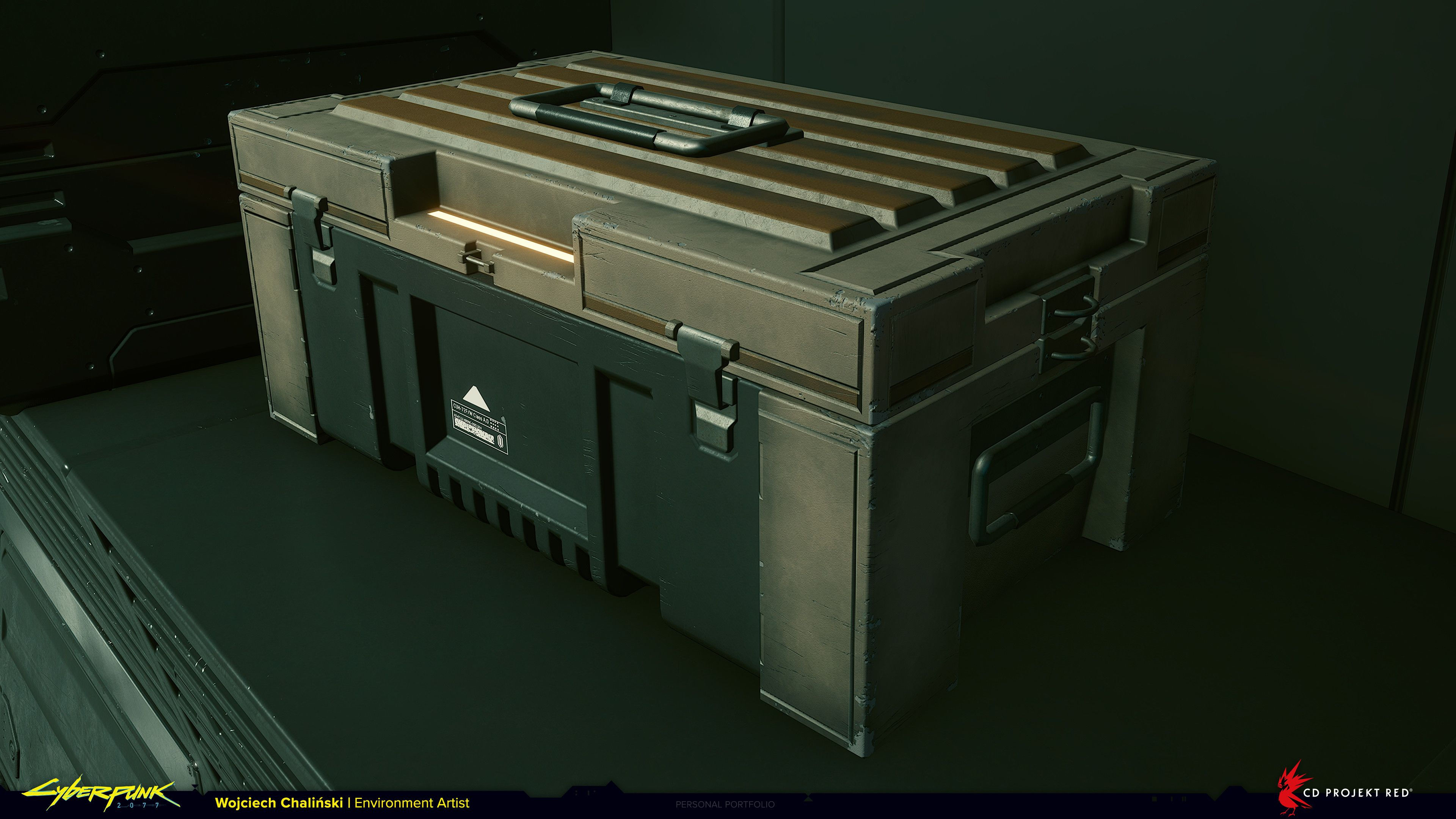 Wallpaper #QgAD6o4BSdW8dNou_w7R0 Artstation Cyberpunk 2077 Loot Crates Wojciech Chalinski Loot