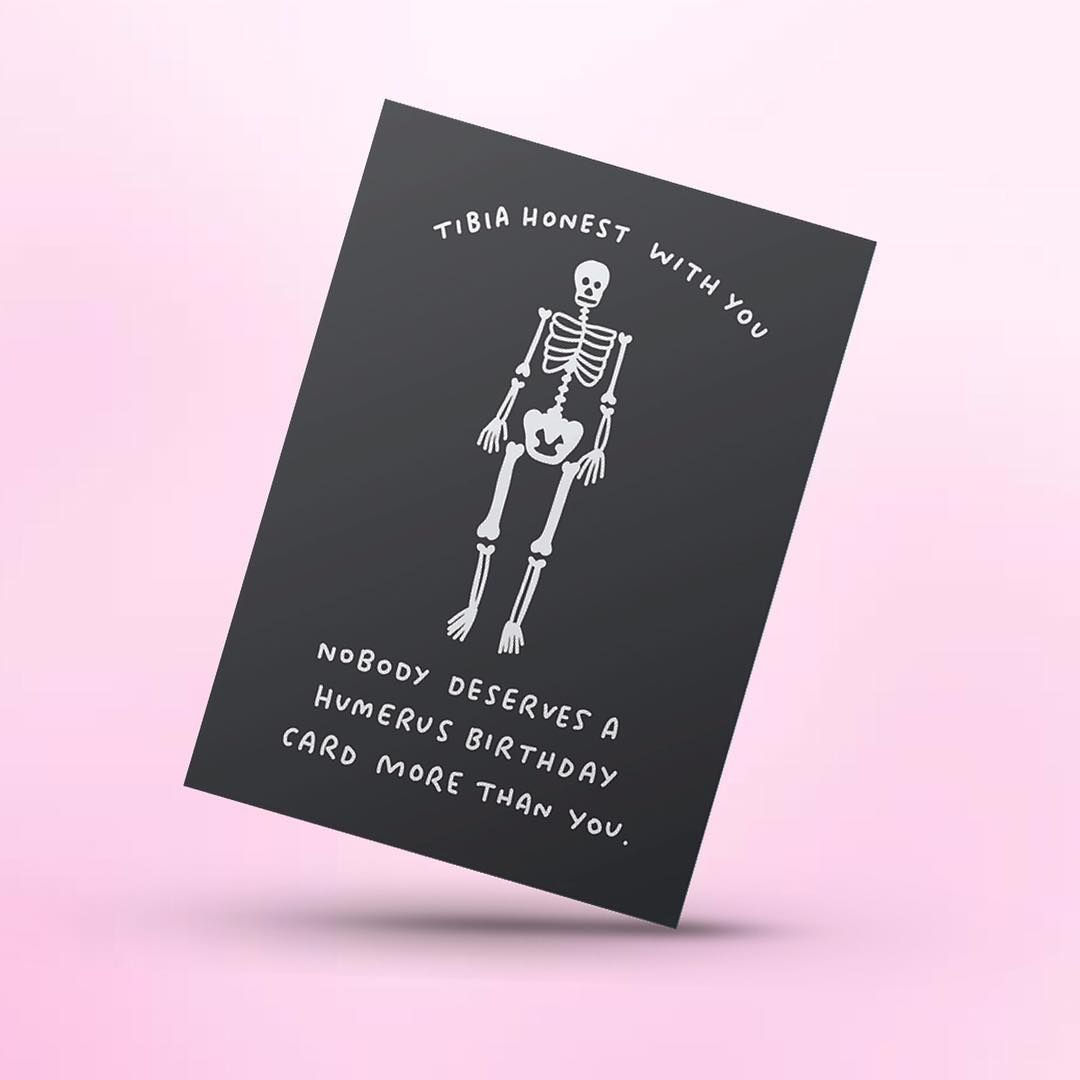 Wallpaper #ITHVNZMB5zzyi_yYzVif130 Whos Getting Spooky Today These Skeleton Birthday Cards Are