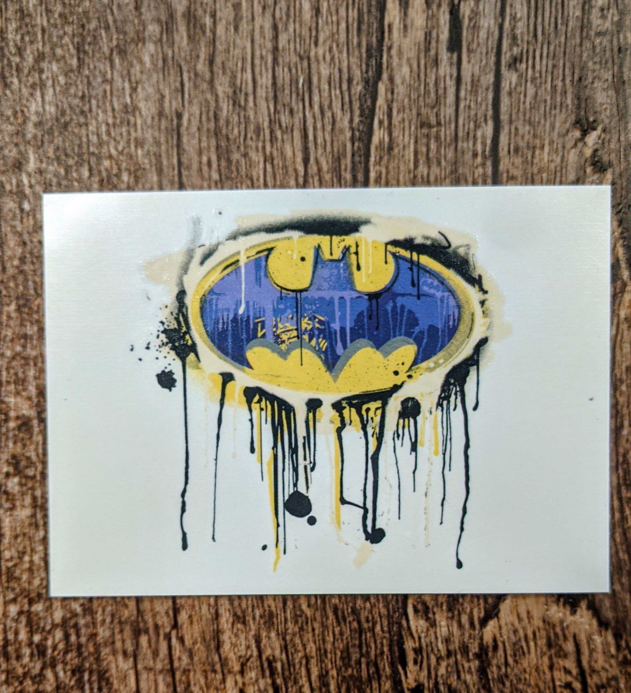 Wallpaper #GRniHY8BtGB6xQ78u3j311 Batman Dripping Paint Logo Temporary Tattoo Supermanstuffcom Drip