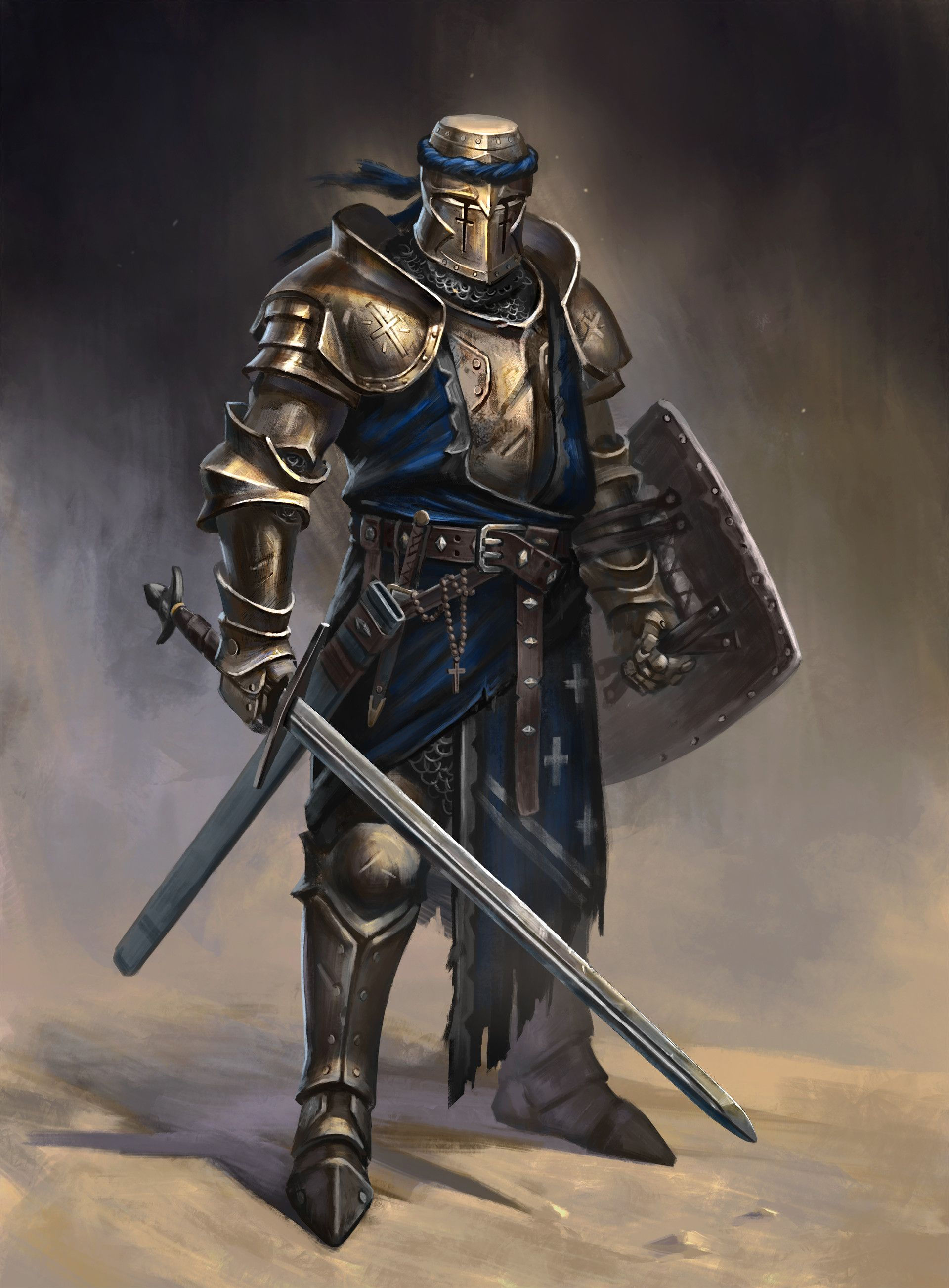 Wallpaper #7X0d8o4Bnwiau_P6ZAq94 Artstation Knight George Vostrikov Knight Art Knight Armor