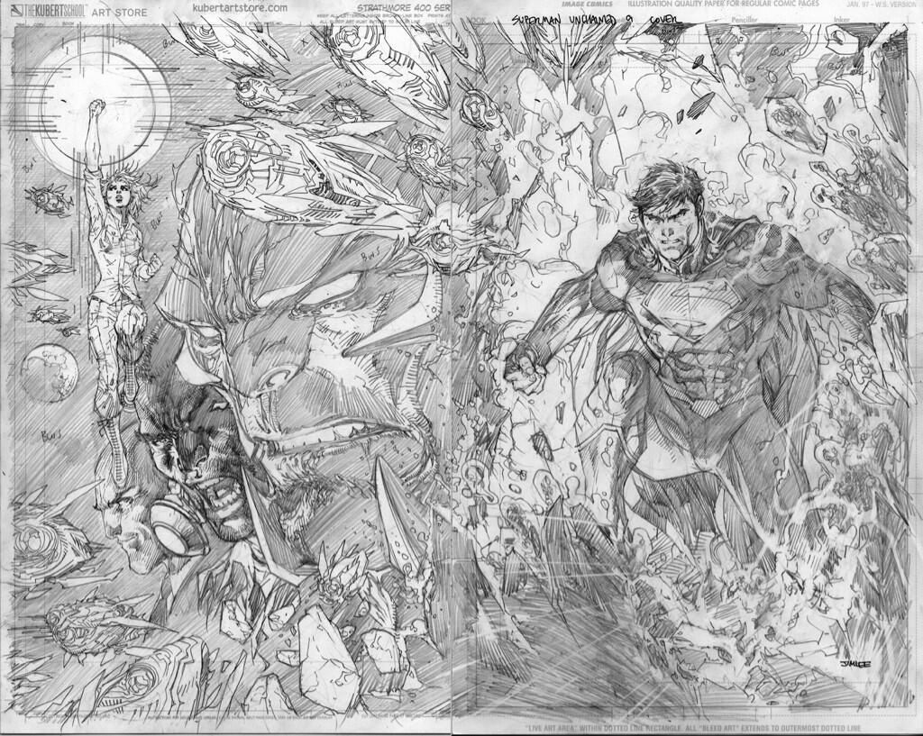 Wallpaper #3Bn2H48BtGB6xQ78nHwg33 Superman Unchained 9 Pencil Jim Lee Art Jim Lee Comic Art