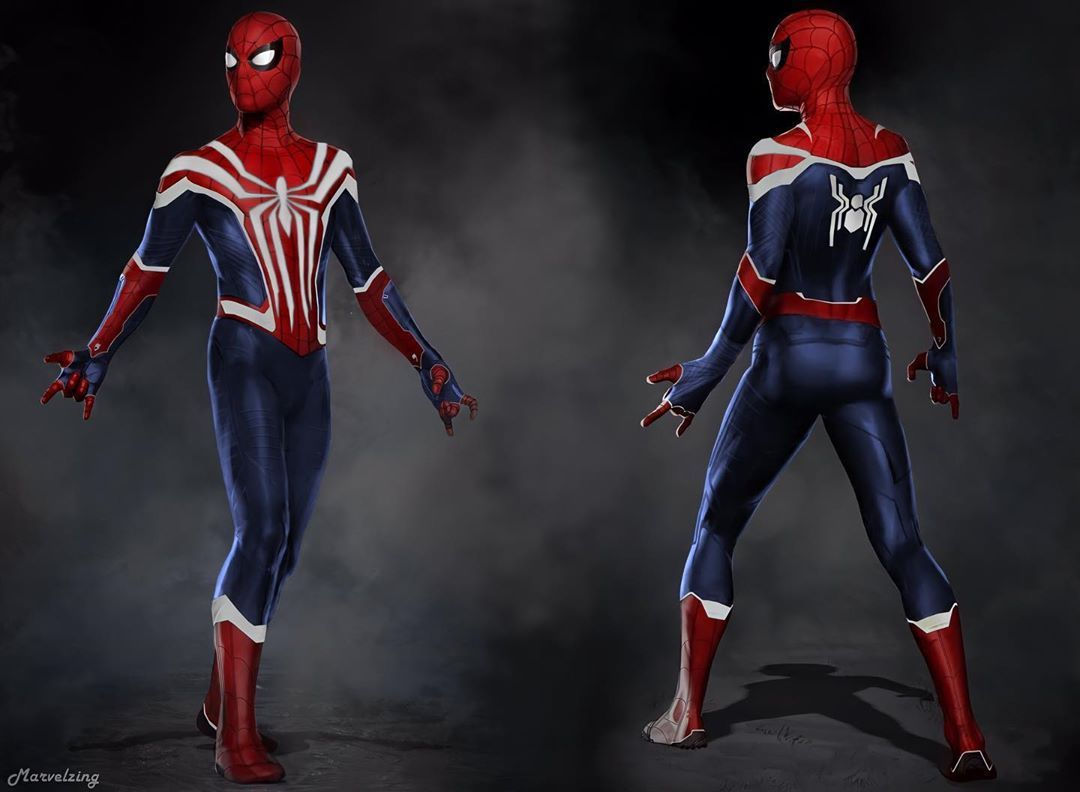 Wallpaper #sBl_Io8BtGB6xQ78_oJt2 Artstation Spider Man Suit Design Fan Art Lupongovph