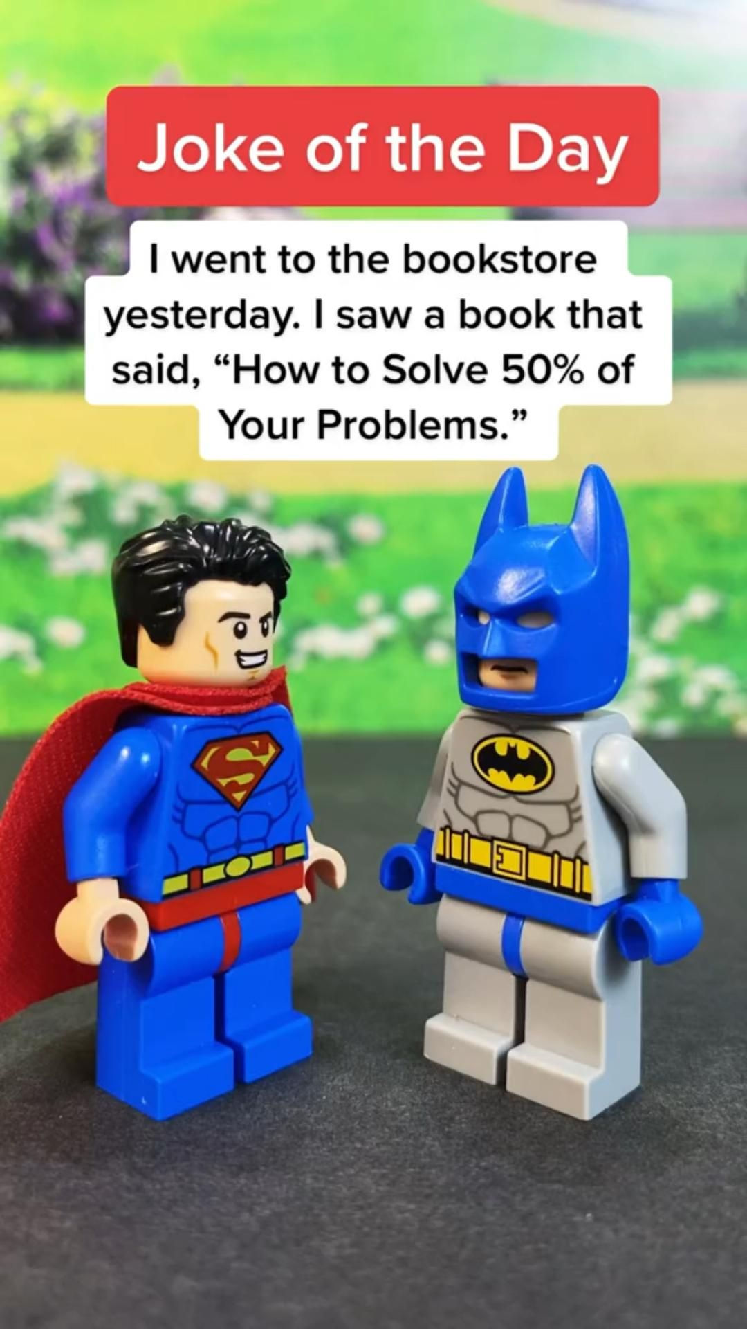 Wallpaper #jBe2PpMBPLD5_VENueA3197 Dad Jokes with Legos Bookstore Batman and Superman Artofit