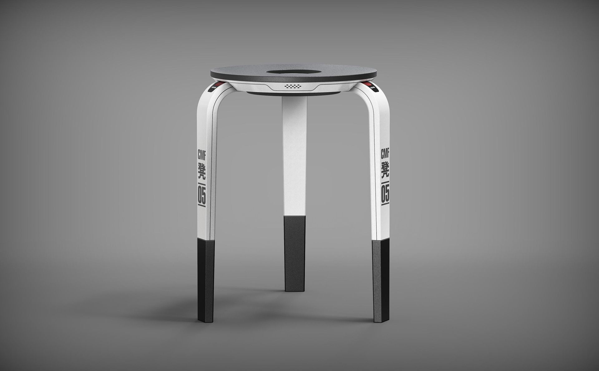 Wallpaper #EWc7-pIBSpphPi3-H5AG491 Cmf Stool 05 Cyberpunk by Jonas Ceppa Cmf Stool Translucent