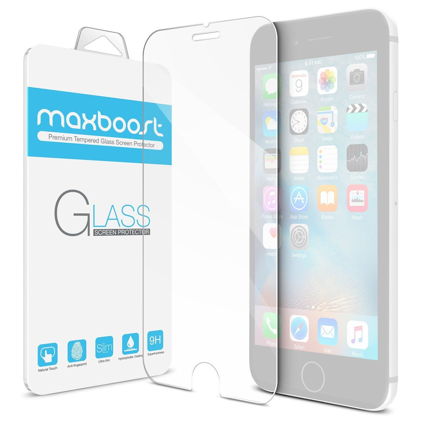 Wallpaper #sWf07JIBSpphPi3-5FU337 iPhone 6s Screen Protector Maxboost Tempered Glass Screen Protector
