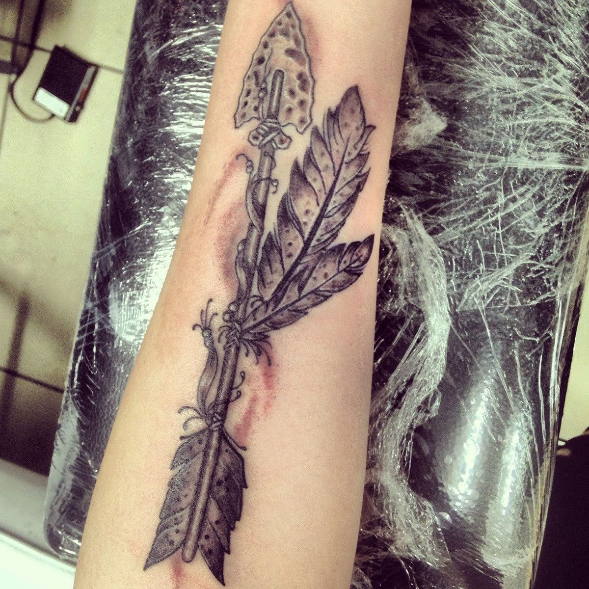 Wallpaper #4c39a 75 Best Arrow Tattoo Designs Meanings Good Choice for 2019