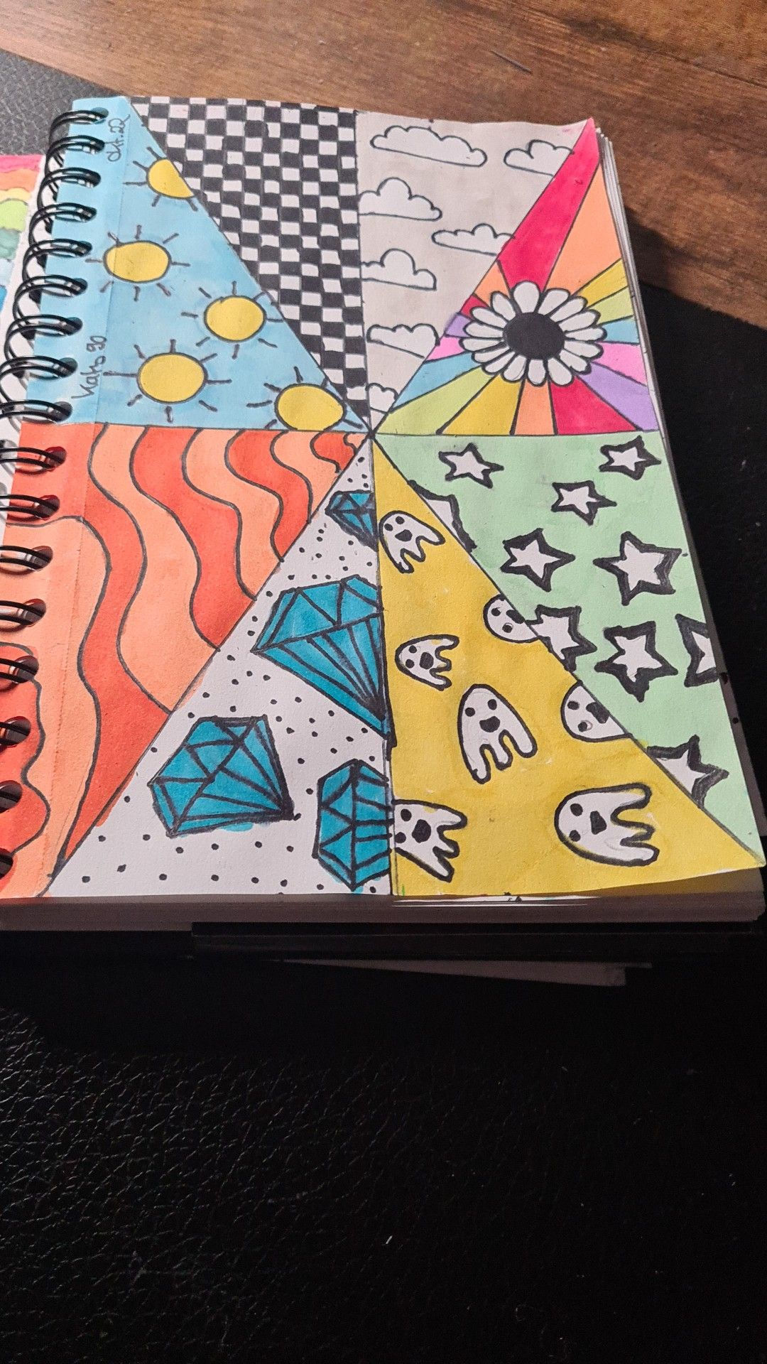 Wallpaper #A2er6ZIBSpphPi3-kEO4368 Triangle Drawing Book Art Diy Filip Coloring Pages Canvas Painting